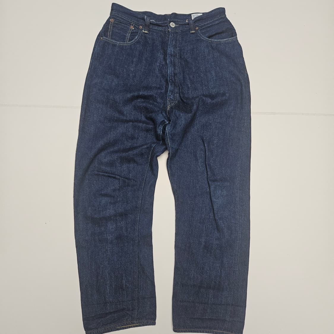 (무료배송) 오어슬로우 X 빔즈 대디핏 셀비지 데님 / 2사이즈 상품이미지1