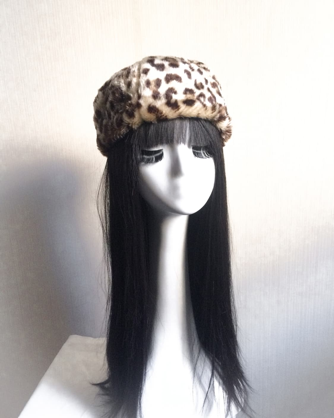  Fake fur leopard pattern aht 상품이미지1