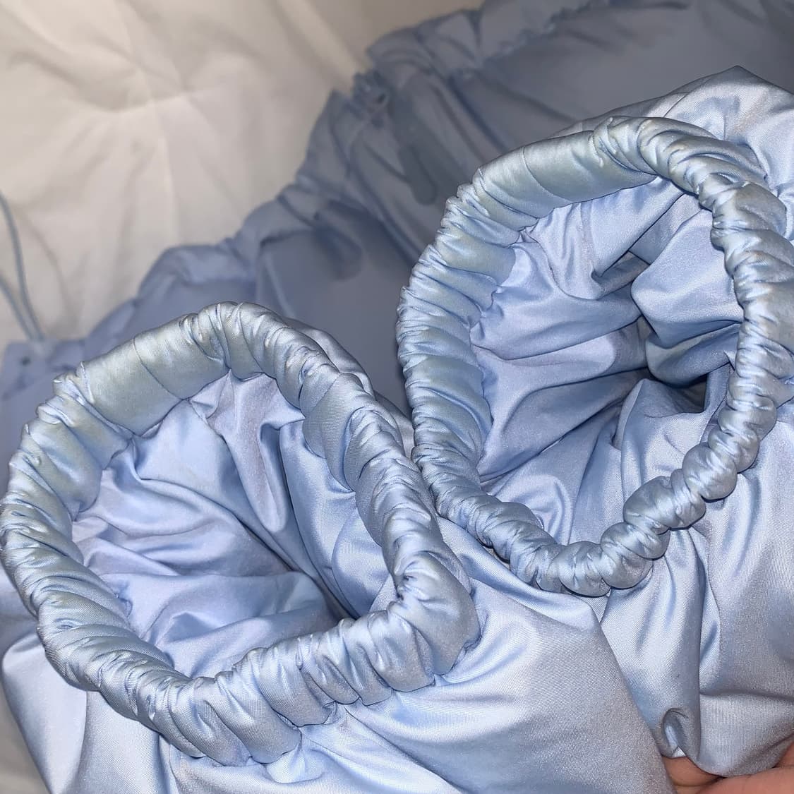 기준 패디드 후드 자켓 패딩 스카이 블루 M 상품이미지4