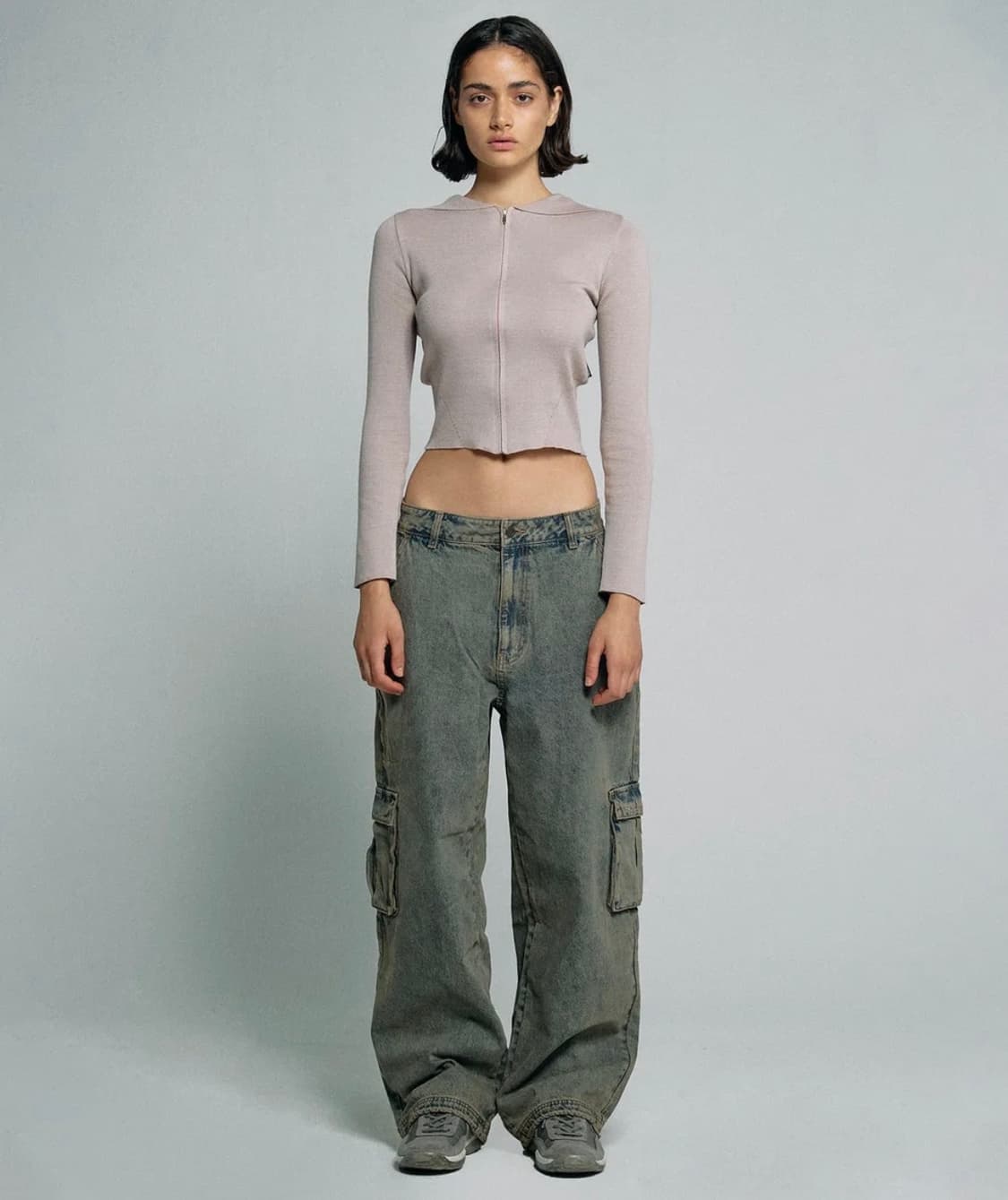 스컬프터 카고 데님 팬츠 상품이미지1