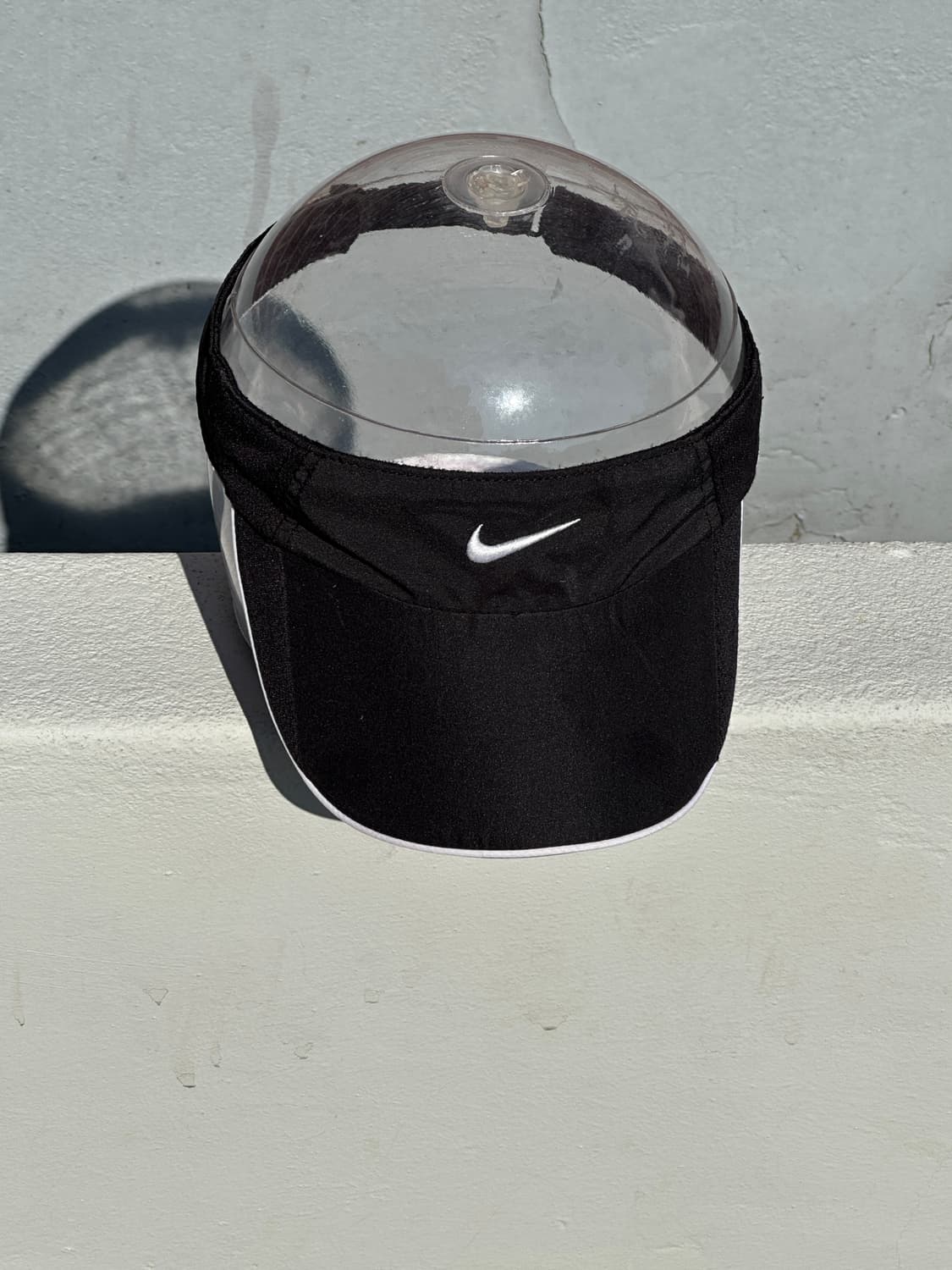 [F] 나이키 로고 블랙 썬바이저 썬캡 모자 상품이미지1