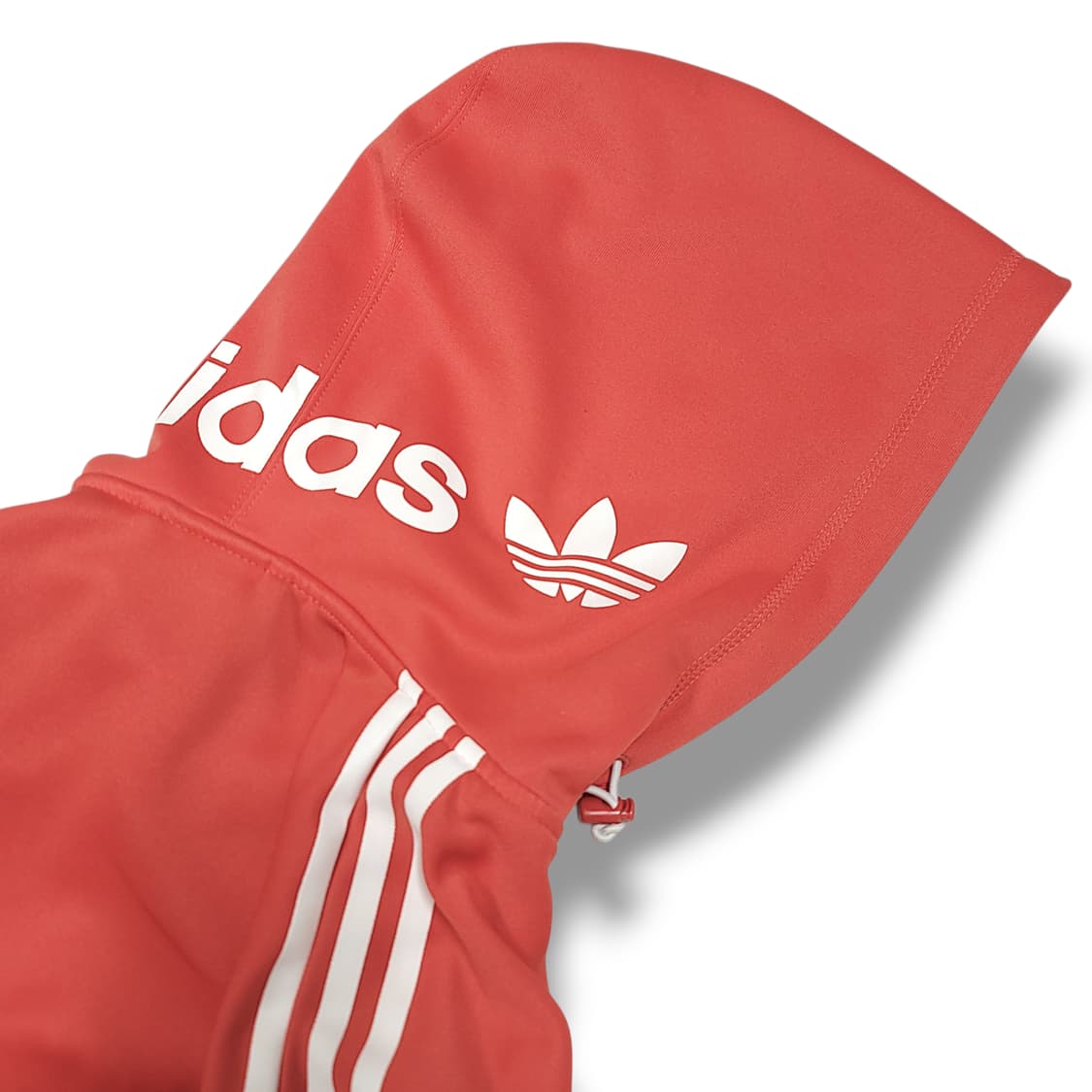 [L] 아디다스 레드 오리지널 파이버드 오버핏 후드 집업 트랙탑 상품이미지7
