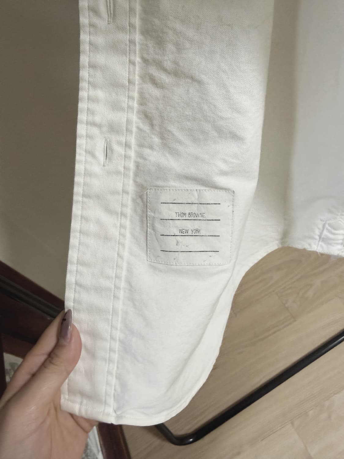 톰브라운 삼선 암밴드 셔츠 1사이즈 상품이미지4