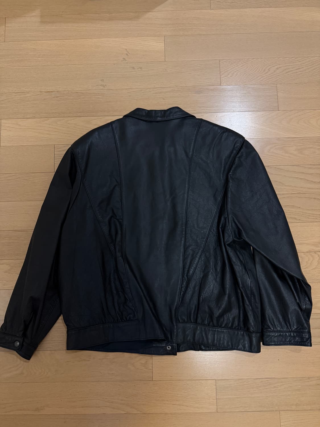 빈티지 레더 블루종 상품이미지4