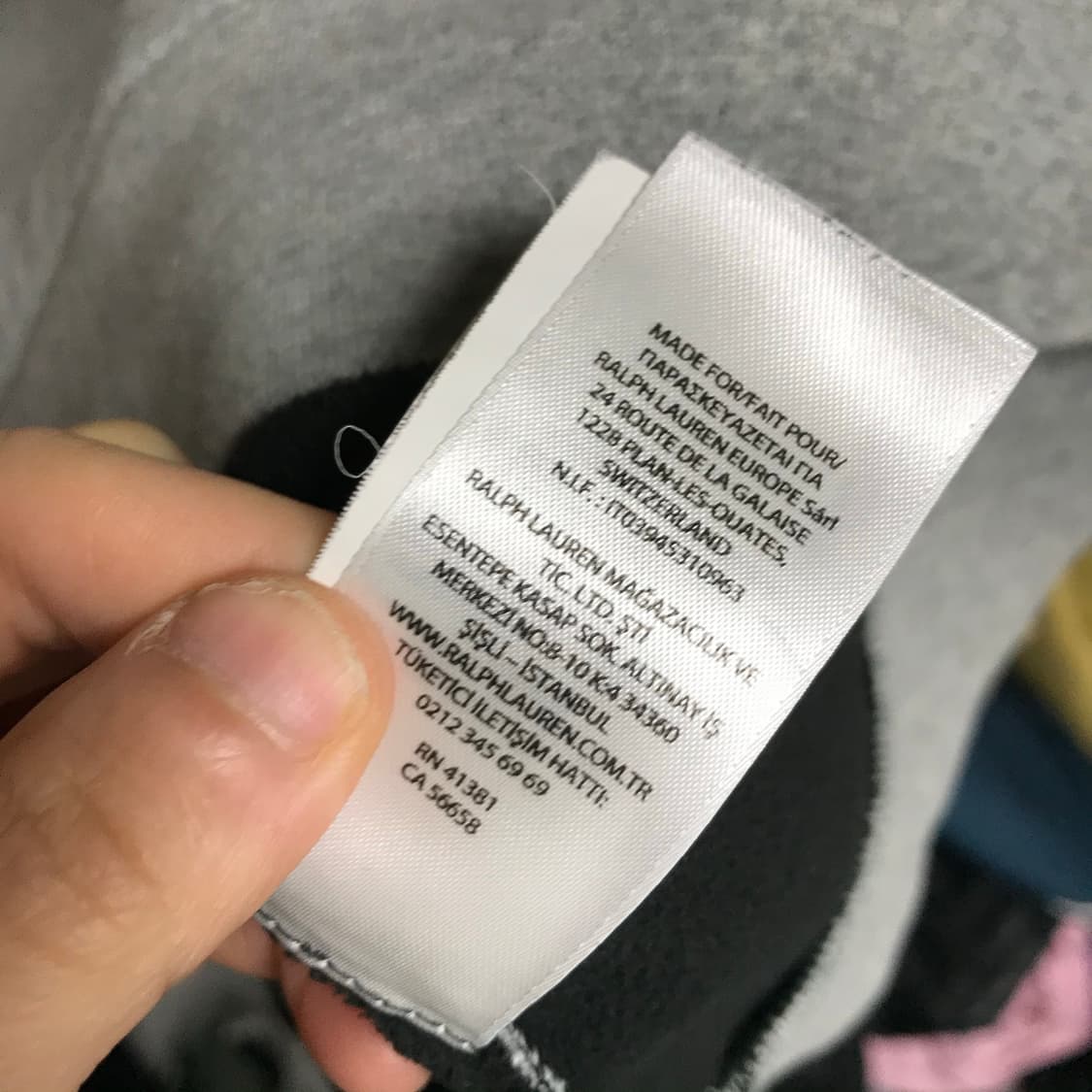 폴로 랄프로렌 큐알 라운드 스웻셔츠 상품이미지9