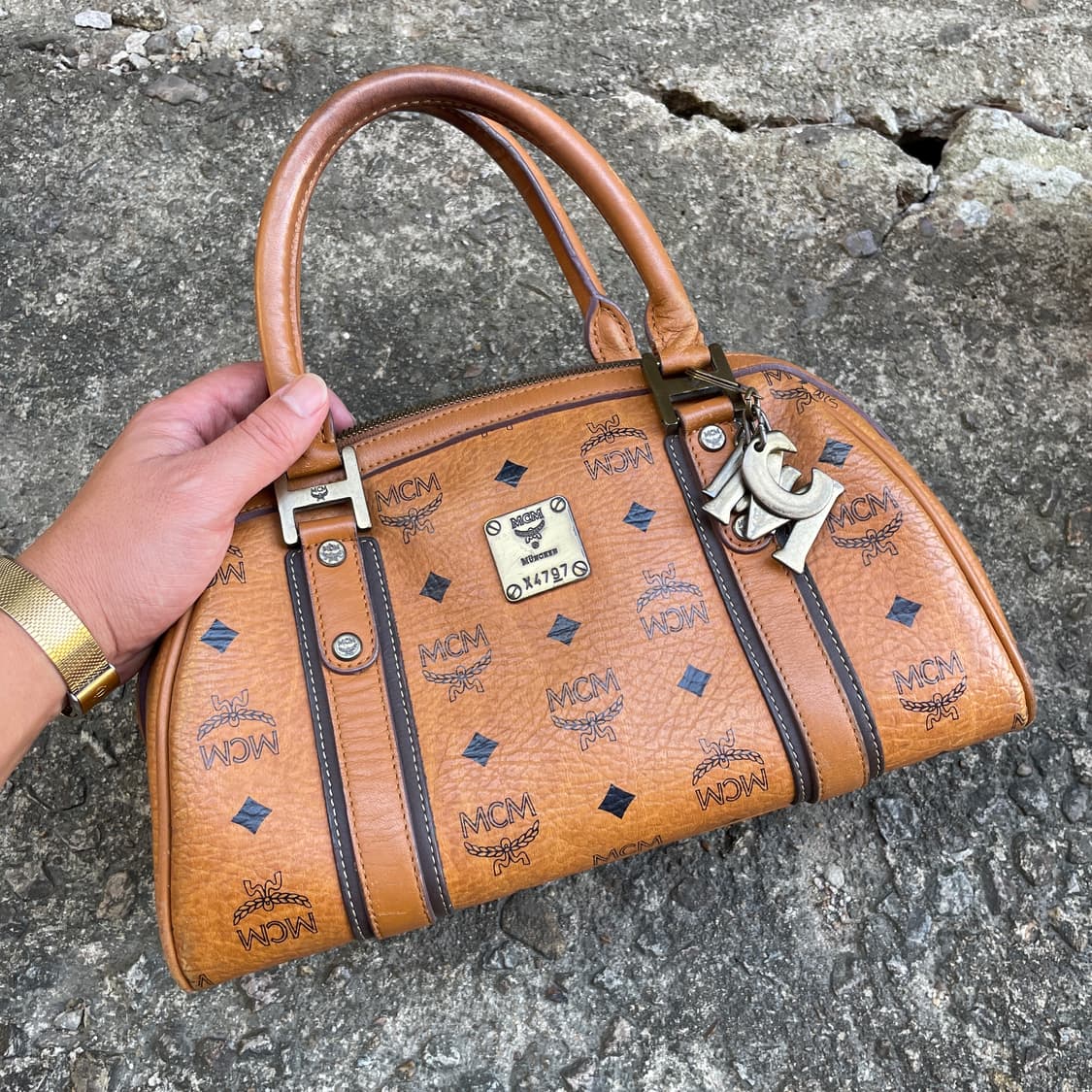 mcm 비세토스 클래식 빈티지 토트백 독일 상품이미지1