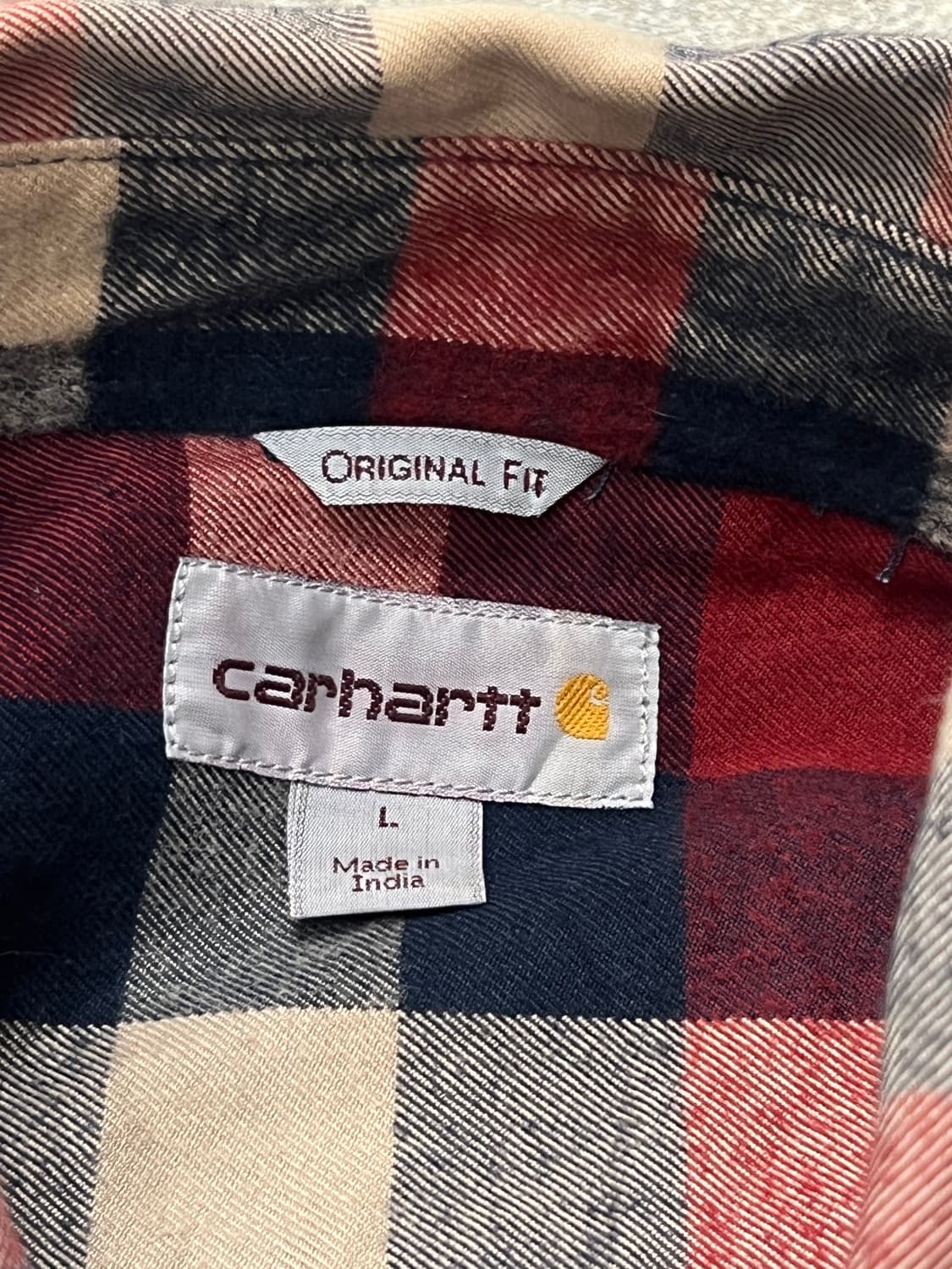 칼하트 루즈핏 헤비웨이트 코튼 플란넬 셔츠 상품이미지4
