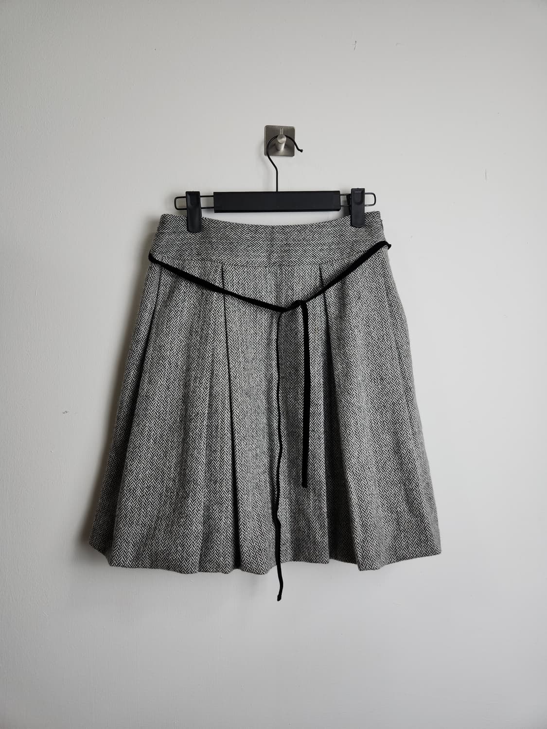 헤링본 볼륨 스커트 상품이미지6