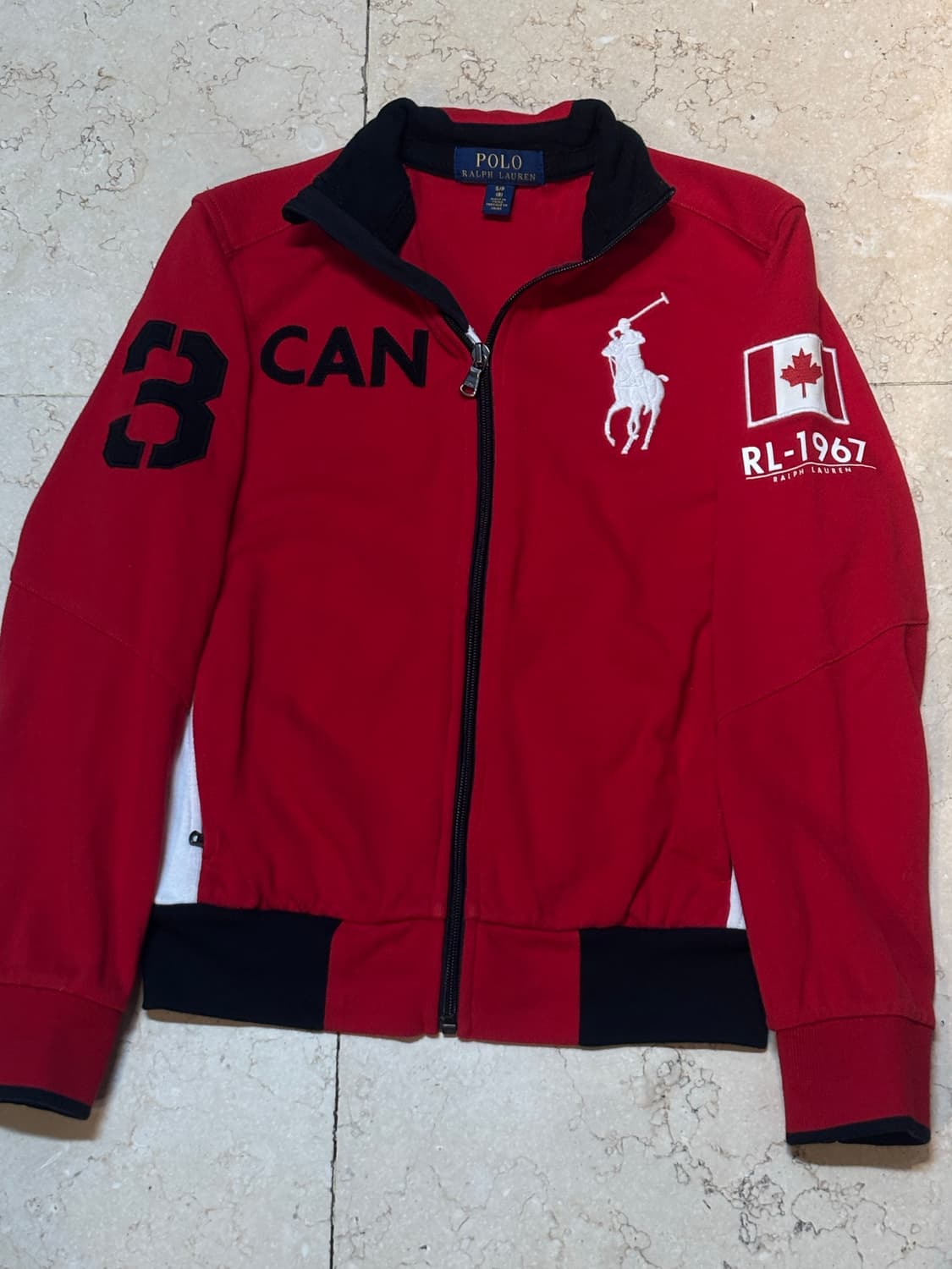 🇨🇦폴로 랄프로렌 빅포니 캐나다 레이싱 집업 상품이미지2