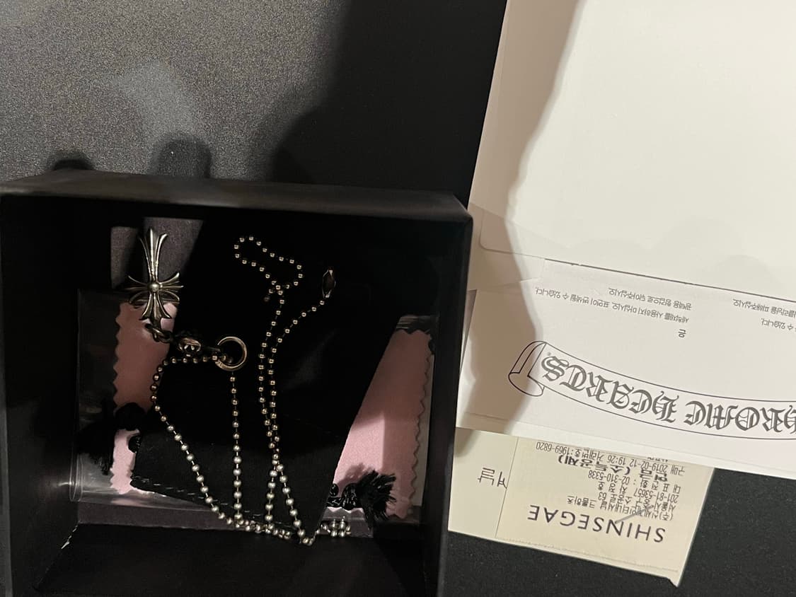 크롬하츠 원볼타이니 크로스 펜던트,목걸이 상품이미지2