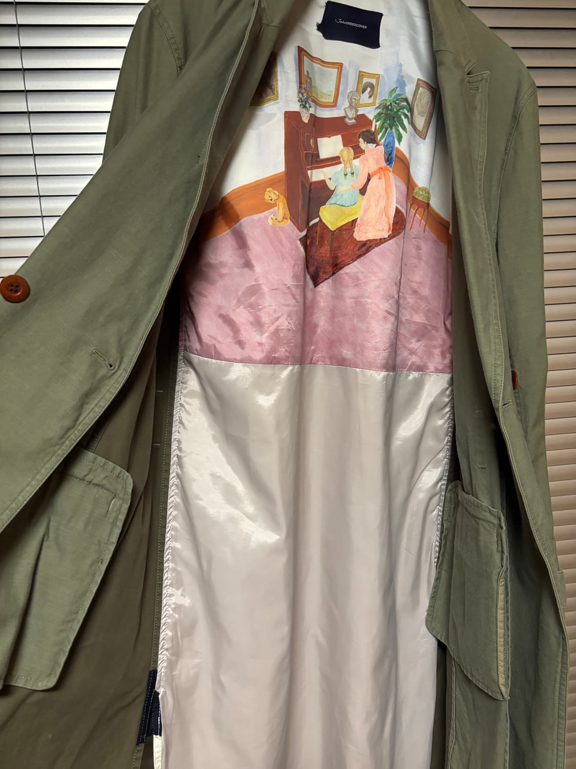 존언더커버 트렌치코트 카키 상품이미지3