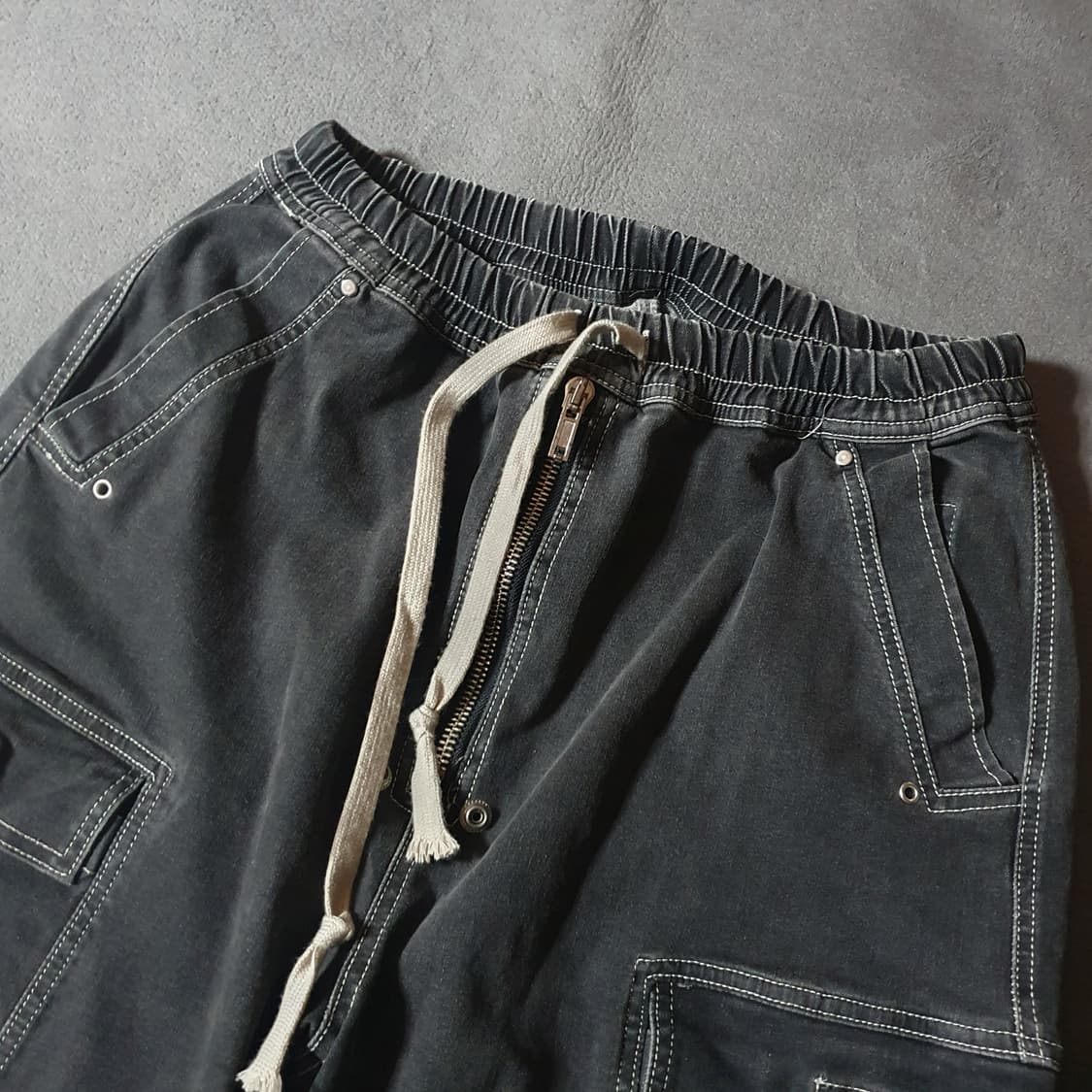 릭오웬스 점보 카고 데님 팬츠 L 상품이미지3