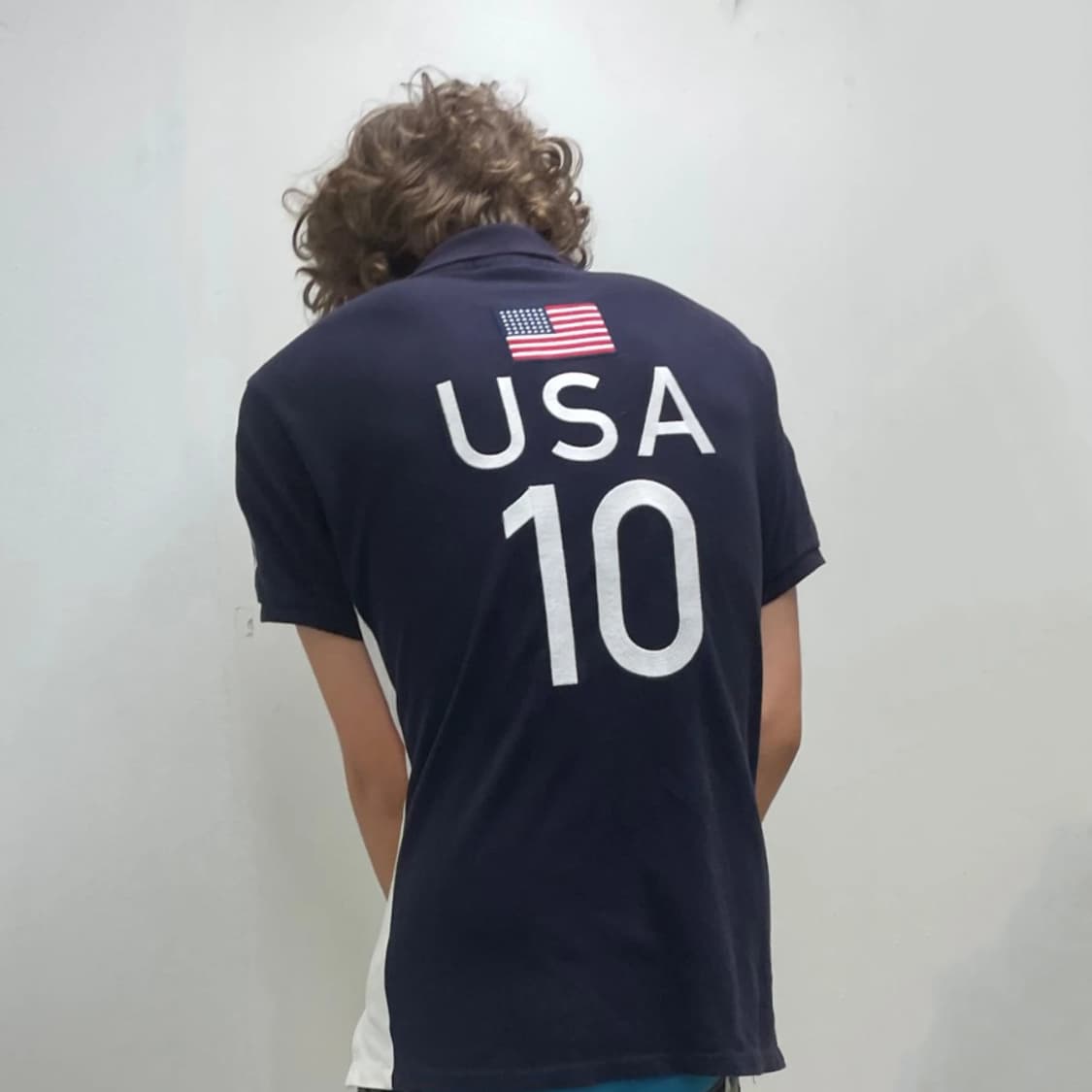 폴로 빅포니 USA 성조기 PK 카라티 - XL 상품이미지2