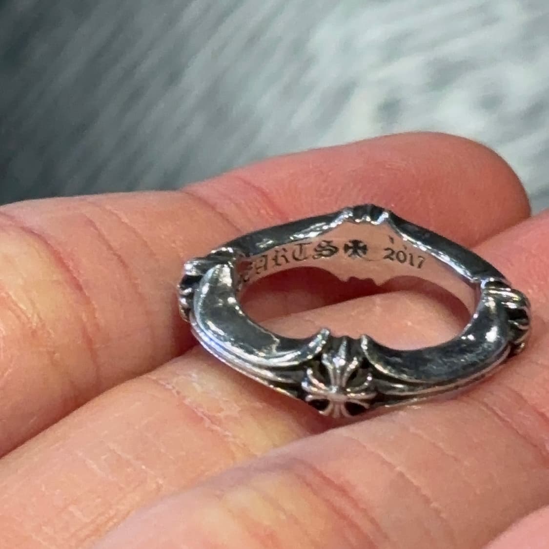 크롬하츠 플러스앤본링 us3.5(국내 6-7호) 상품이미지3