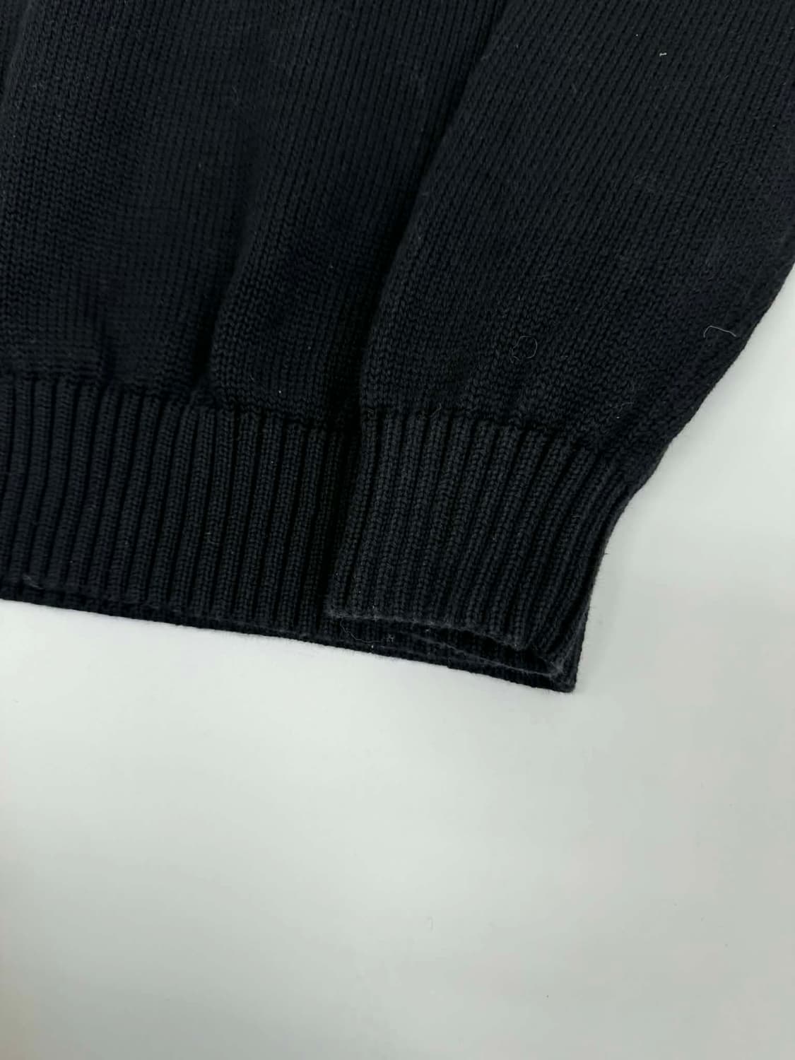 [L] 폴로 랄프로렌 신형 큐알 블랙 코튼 니트 스웨터 상품이미지7