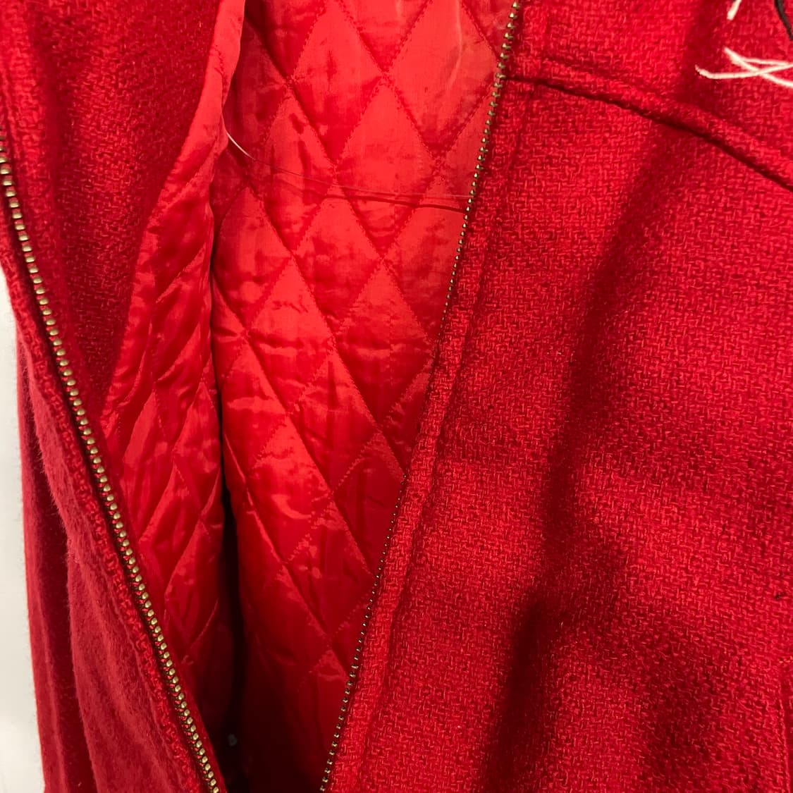 90s 할리 데이비슨 플레임 울 숏자켓 상품이미지8