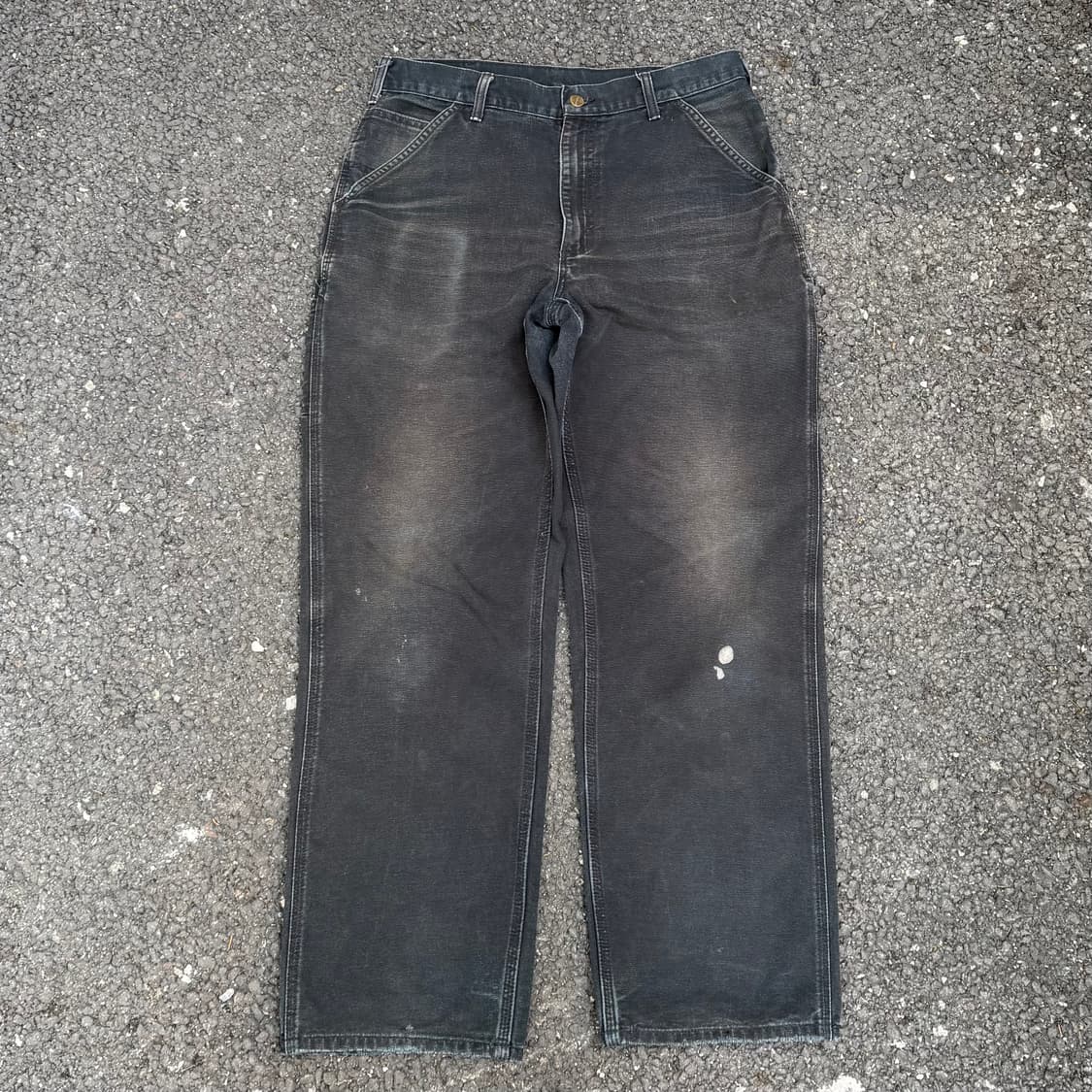 OG 빈티지 칼하트 B11 BLK 싱글니 카펜터 팬츠 상품이미지1