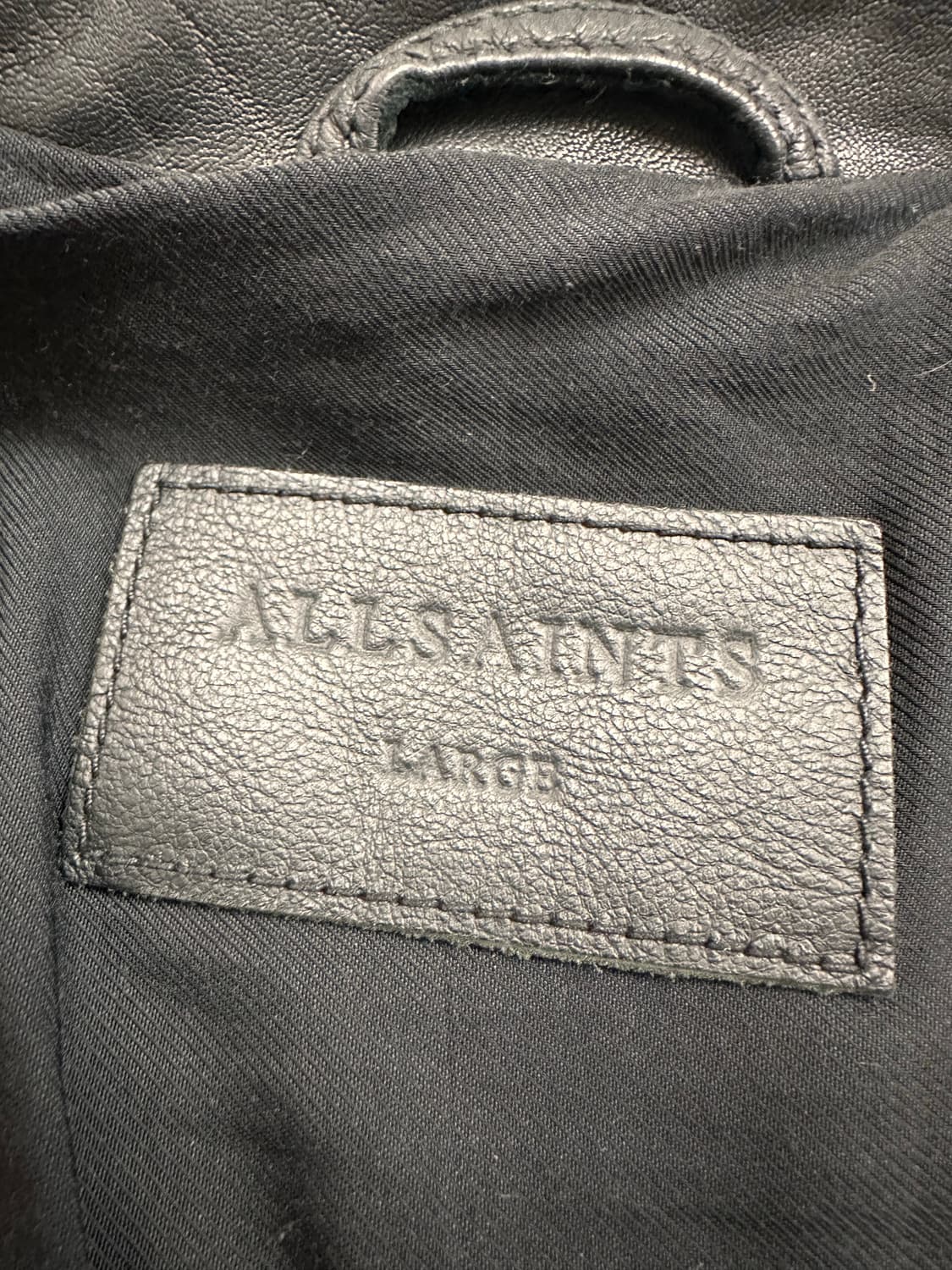 (L)올세인츠 클레이 리얼램스킨 바이커 자켓 상품이미지8