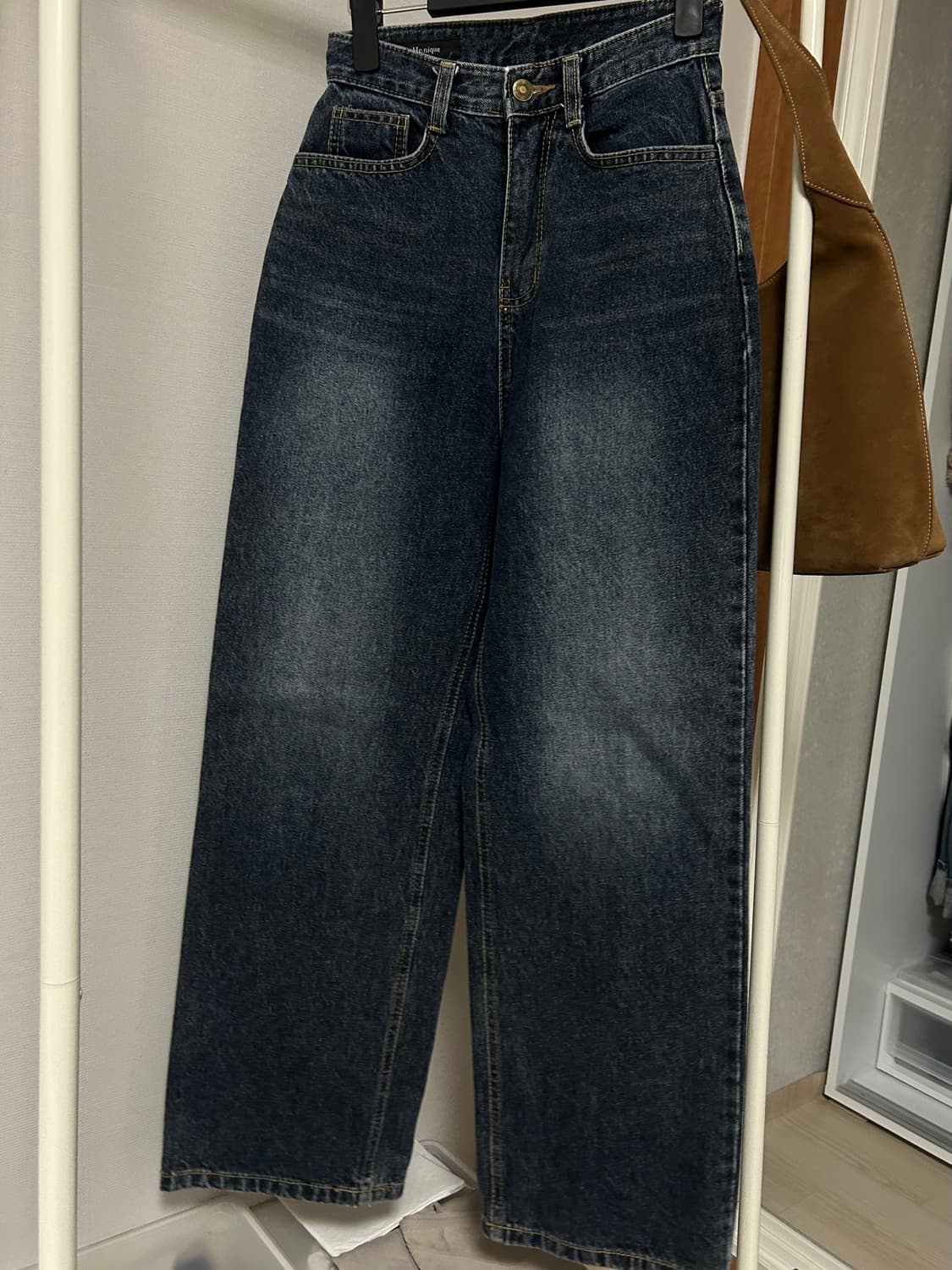 히니크 와이드 데님 팬츠 s 상품이미지4