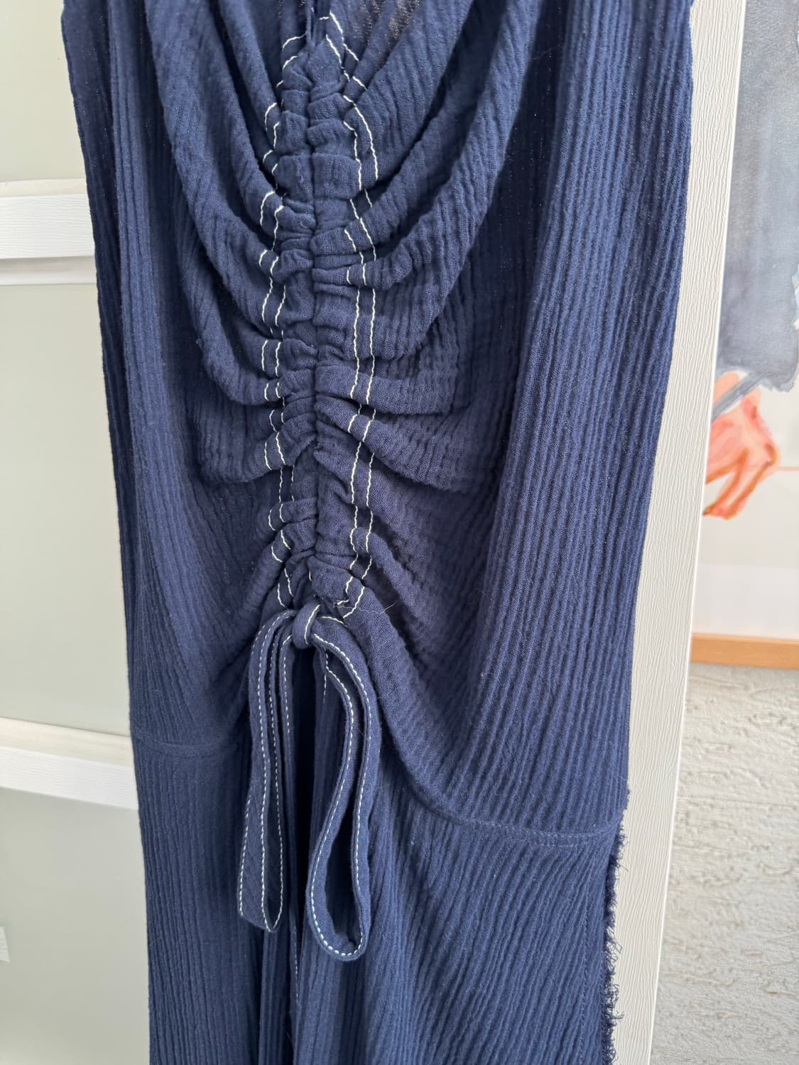 니나리치 네이비 롱 원피스 38 상품이미지4