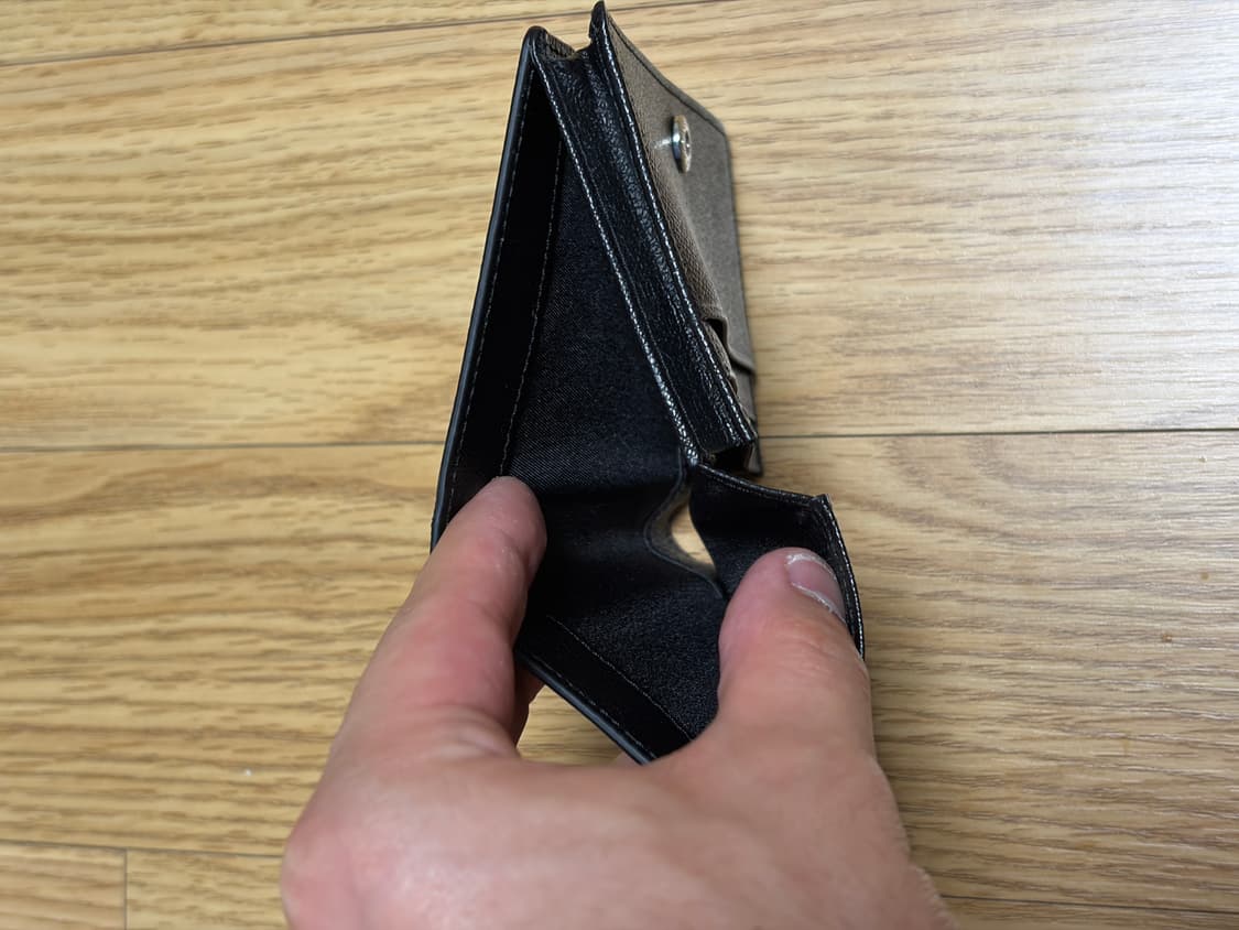 헤지스 소가죽 슬림 명함지갑 카드지갑 블랙 상품이미지6