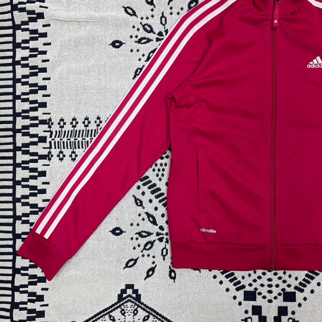 아디다스 로고 삼선 져지 자켓 상품이미지5