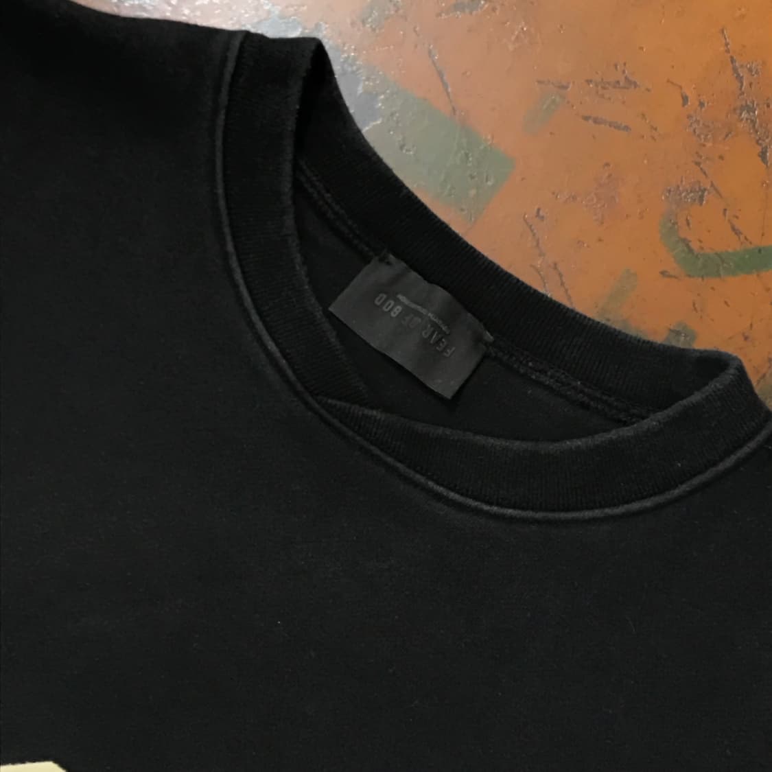 피어오브갓 블랙 쭈리 스웨트셔츠 맨투맨 남성 115 빅사이즈  상품이미지3