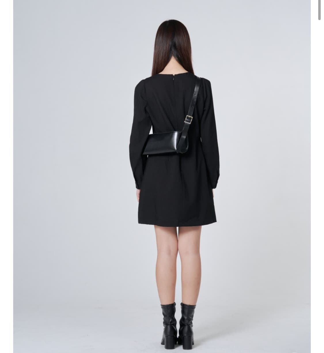 미녹 셀리나 크로스 바디 백/블랙 상품이미지3