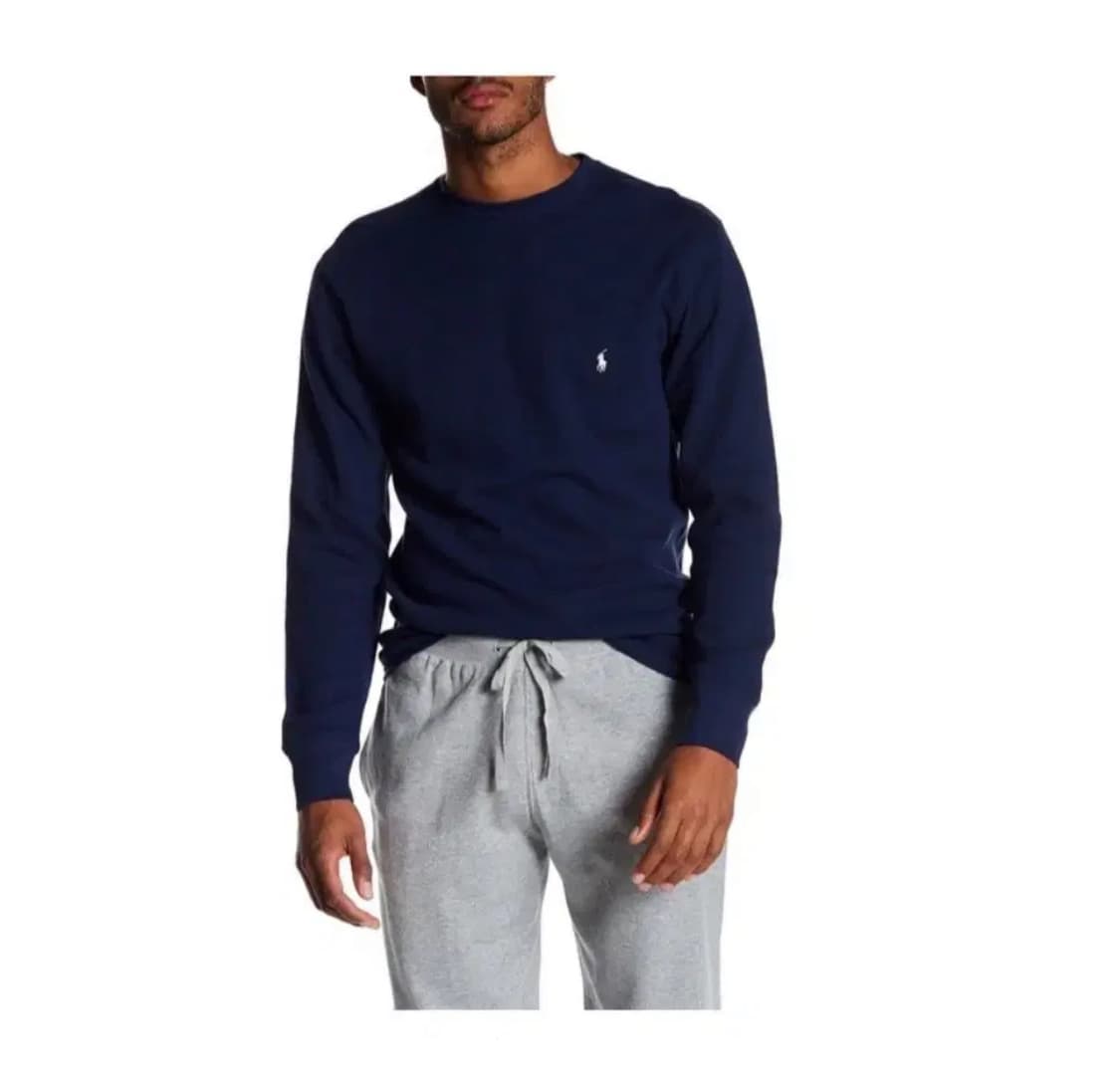 [XL] Polo 폴로 랄프로렌 네이비 와플 롱슬리브 긴팔티 상품이미지4