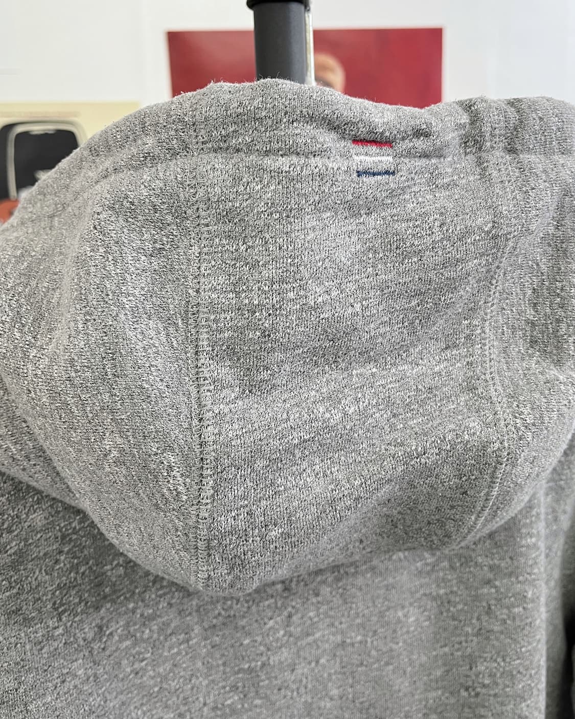 타미힐피거 아플리케 로고 그레이 후드집업 상품이미지8