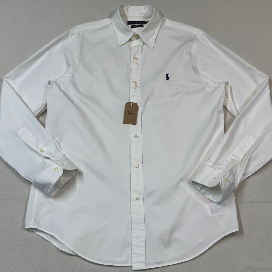 M) 폴로 랄프로렌 클래식핏 트윌 코튼 셔츠 큐알탭 신형 T99 상품이미지2