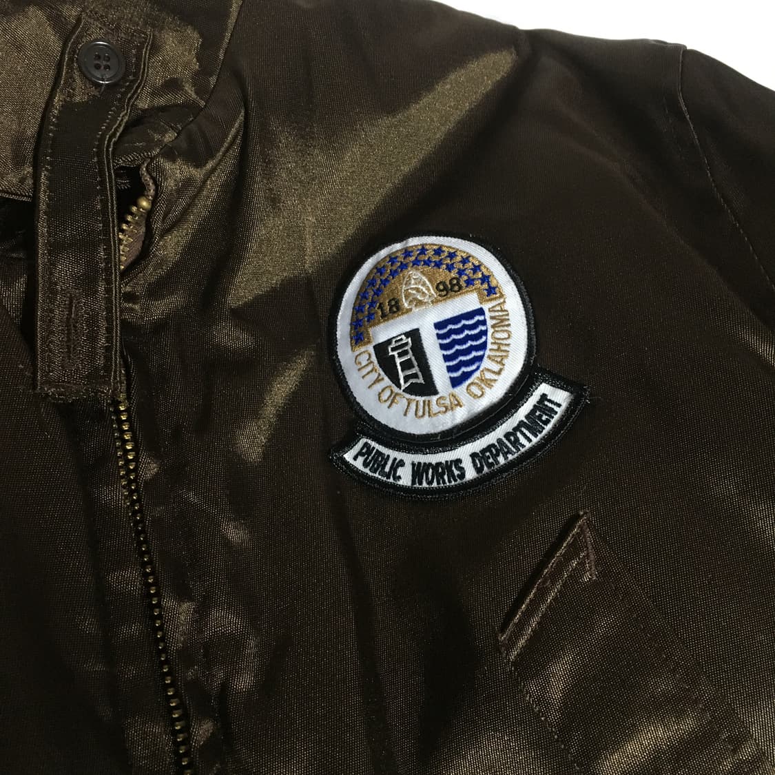 빈티지 야상 누빔 점퍼 자켓 브라운 상품이미지3