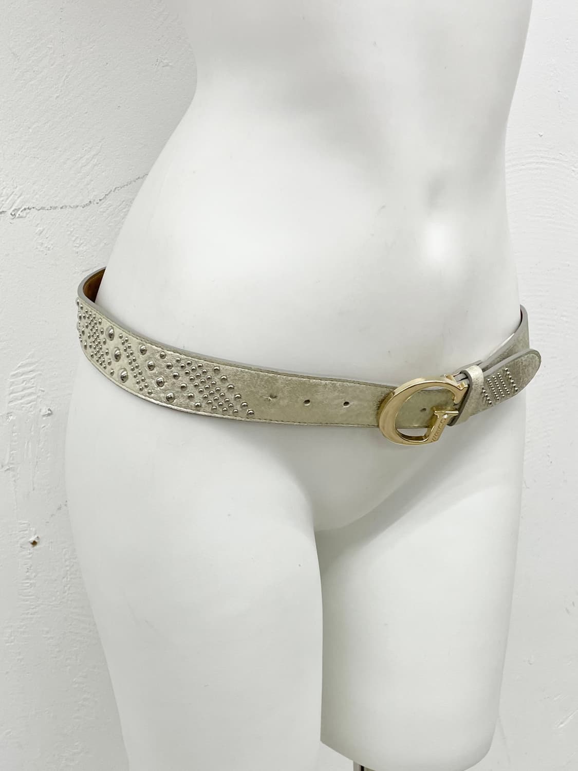 게스 스터드 로고 버클 벨트 상품이미지6