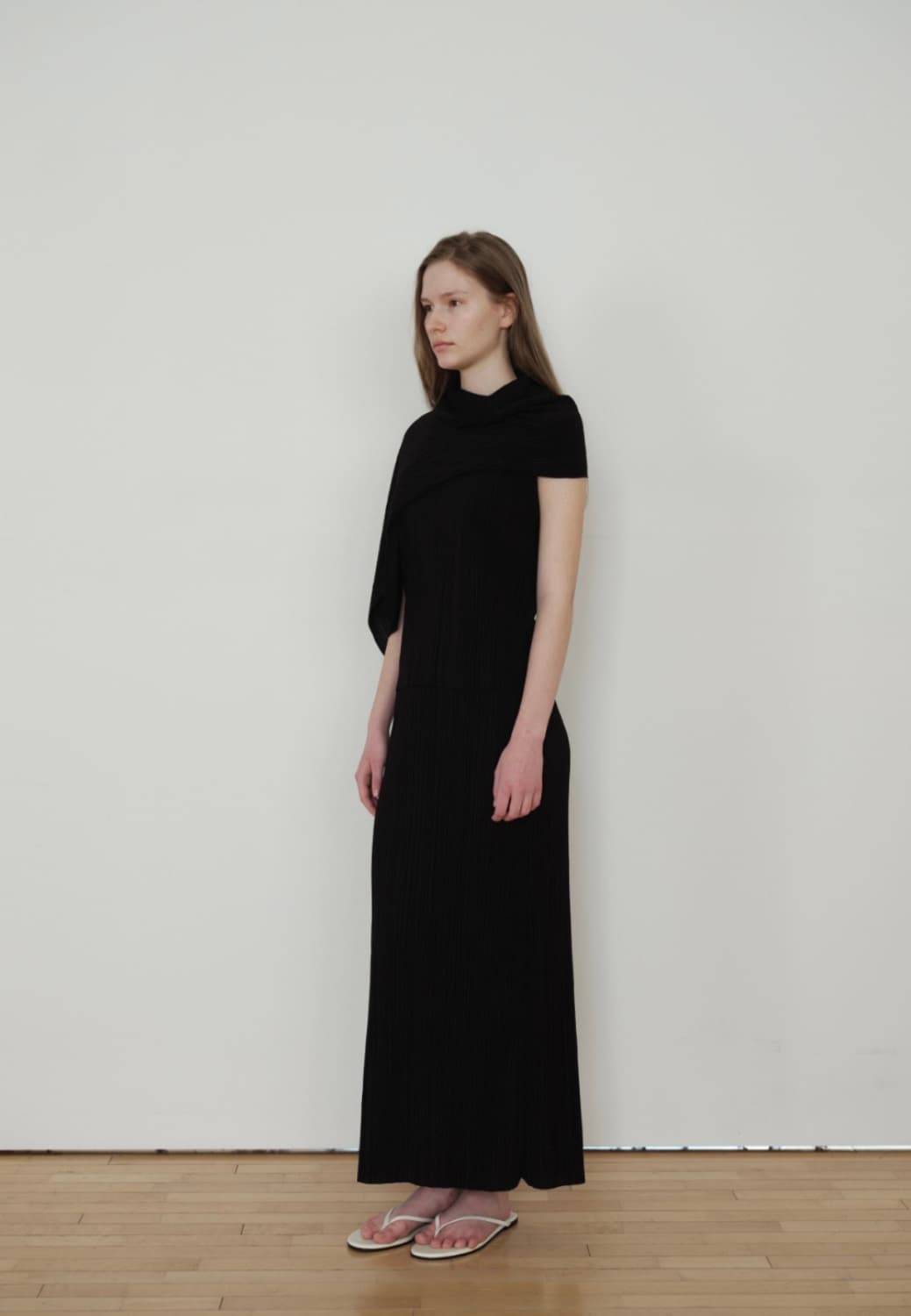 아르토 Pleated Skirt_Black 상품이미지6