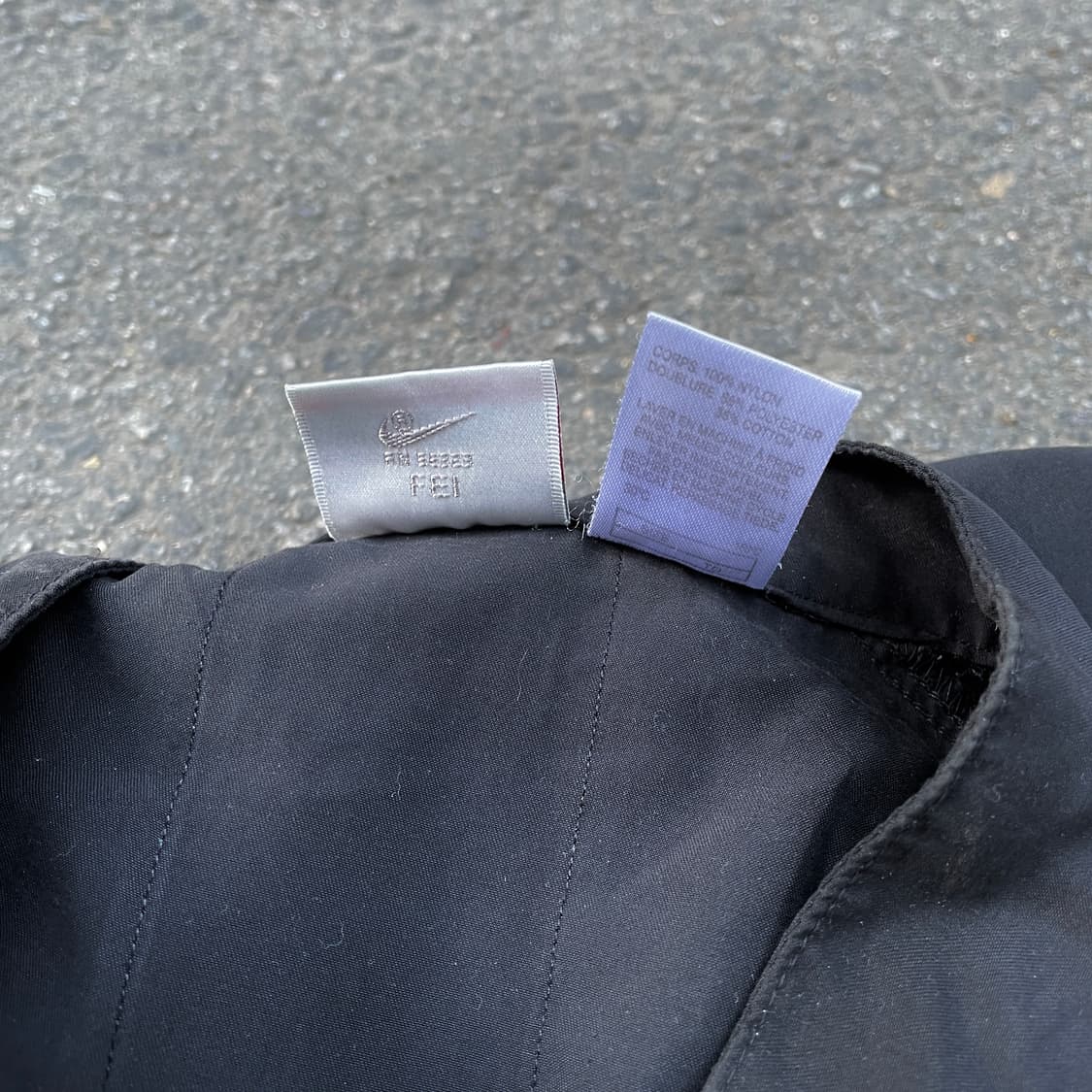 90s 나이키 미드 스우시 올드스쿨 아노락 바람막이 웜업 아노락 XL 상품이미지5