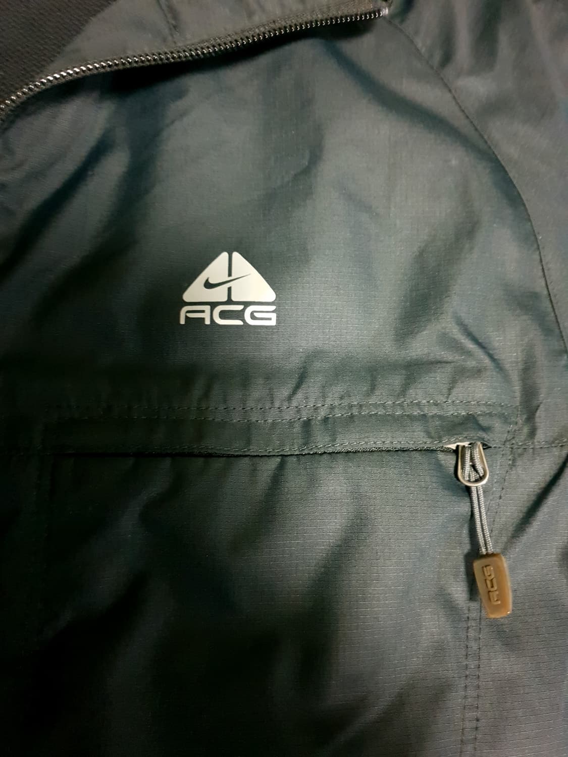 (08s) 나이키 ACG 올드스쿨 가슴포켓 바람막이 블랙 (S) 상품이미지2