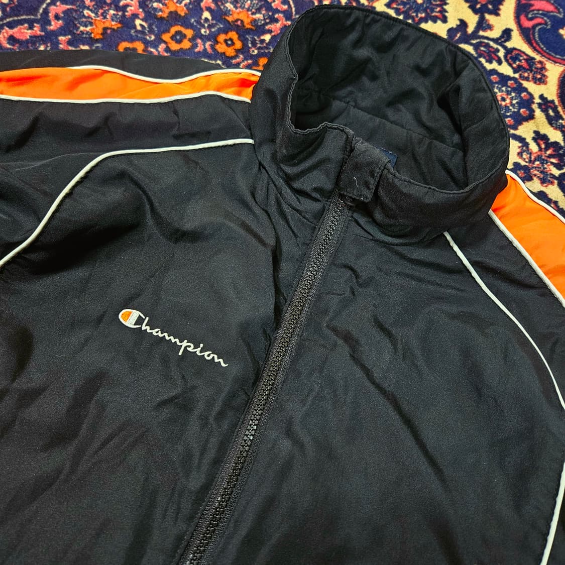 챔피온 90's 빈티지 사이드라인 레터링 바람막이 점퍼  상품이미지3