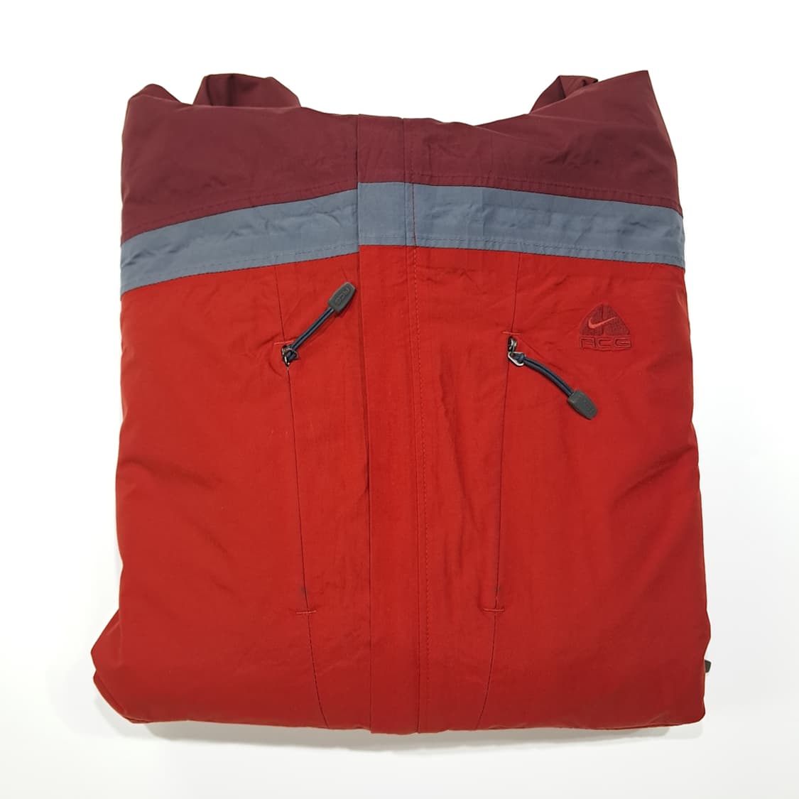 CL655 XL 나이키 ACG 00s 버건디 바람막이 자켓 점퍼 상품이미지9