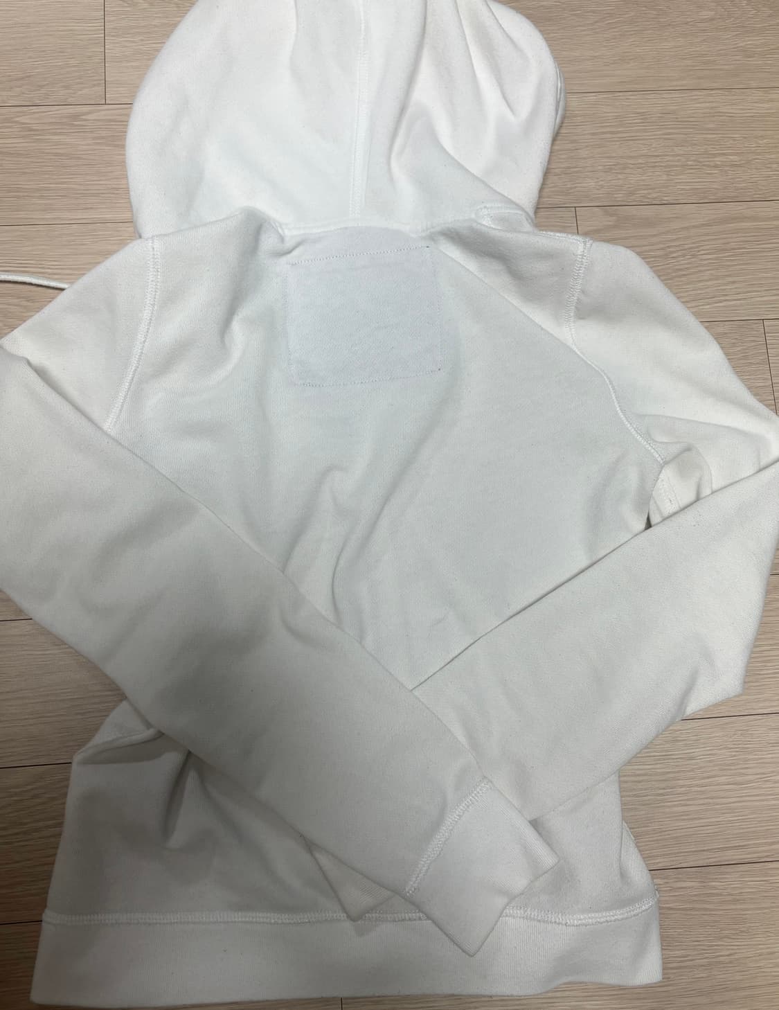 아베크롬비 아이보리 후드집업 s 딱붙핏 (이염없는 대대장) 상품이미지4