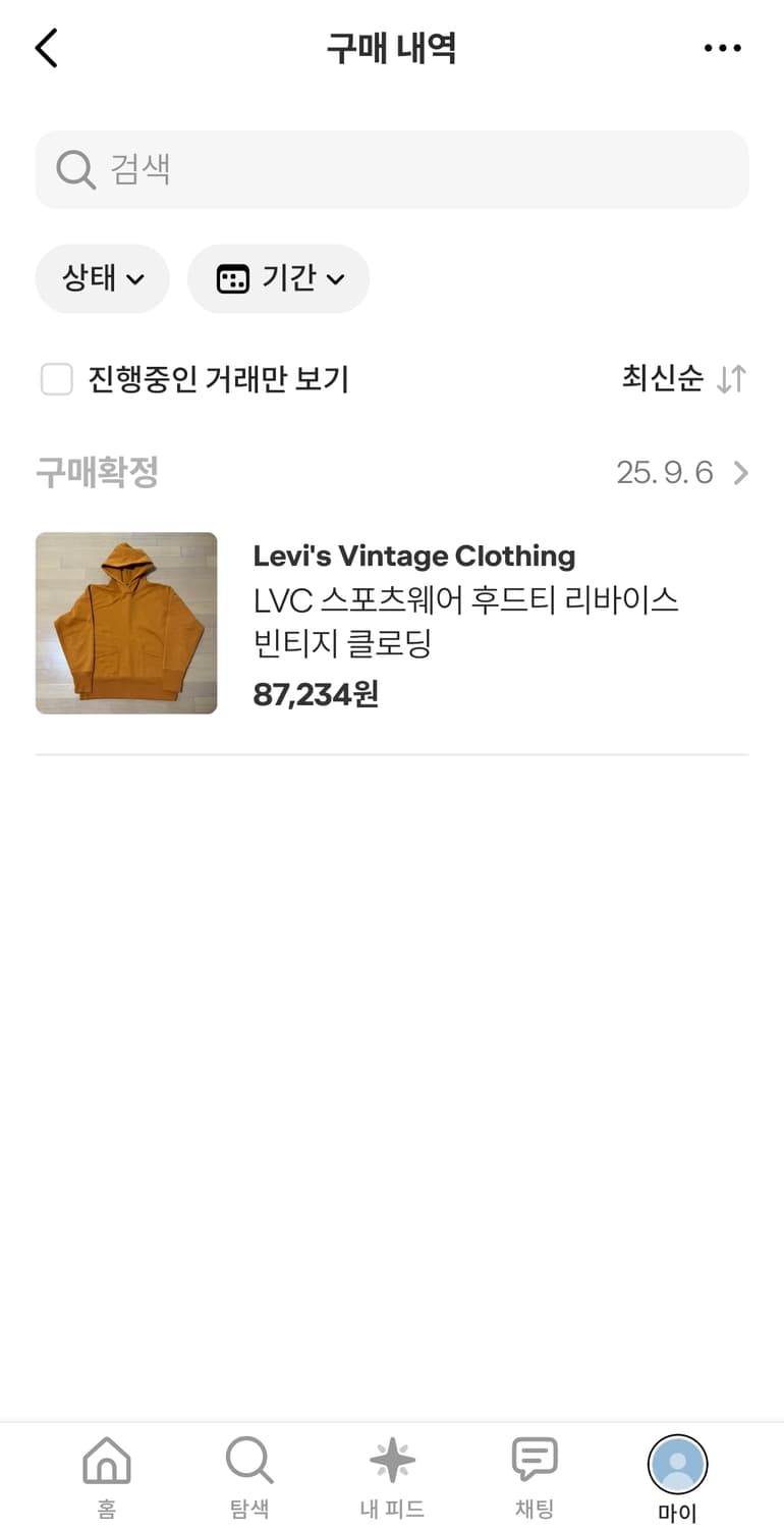 LVC 스포츠웨어 50s 후드티 상품이미지2