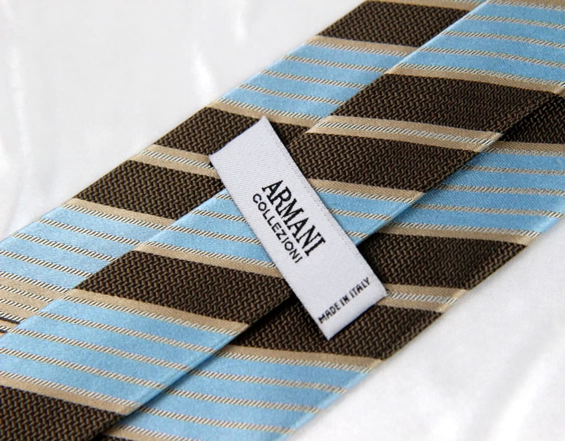 알마니 9.7cm A+등급 클래식 남자 명품 넥타이 상품이미지3