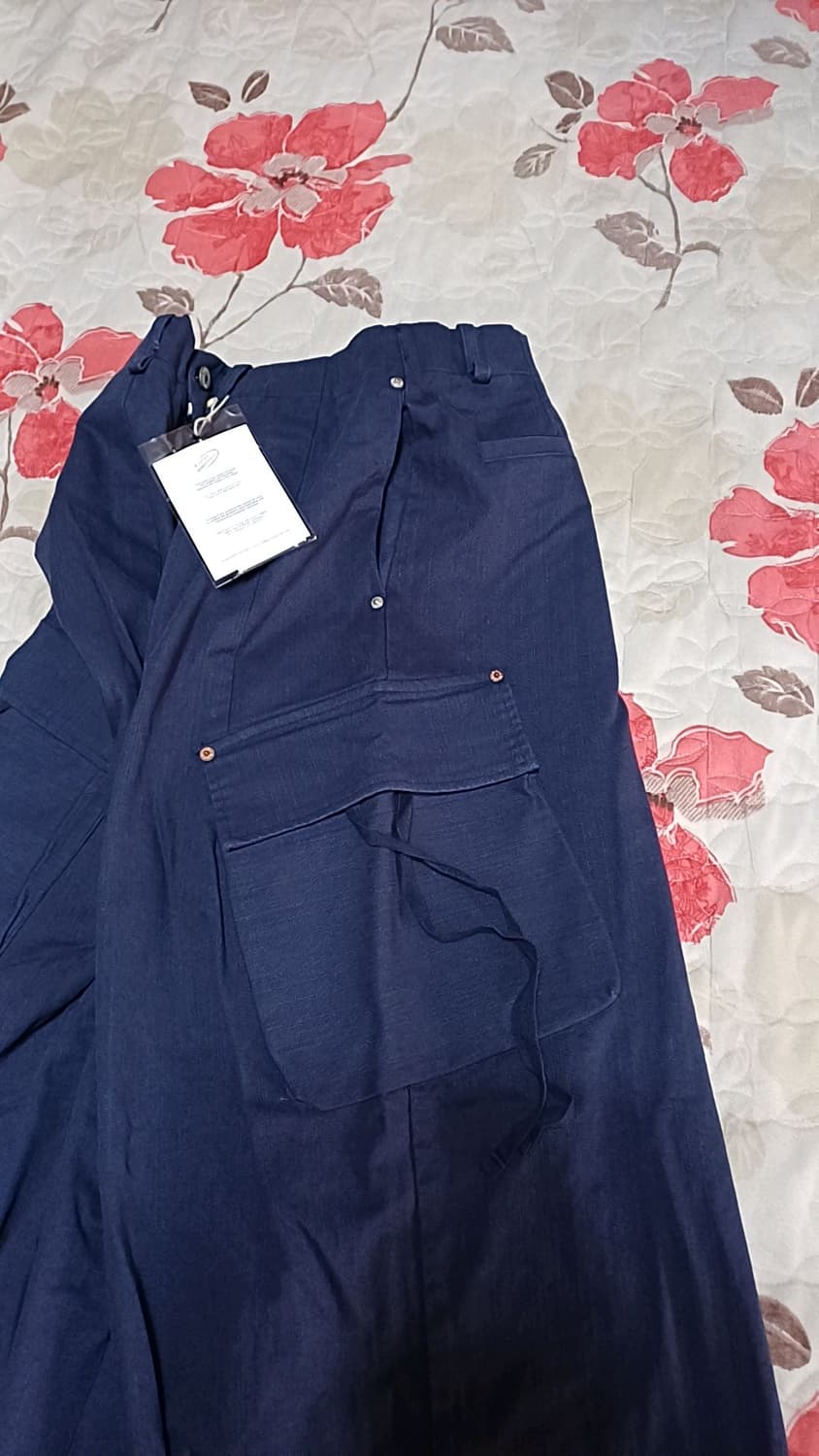 애프터홈파티 미사용 와이드카고팬츠 28인치 기장99 상품이미지5