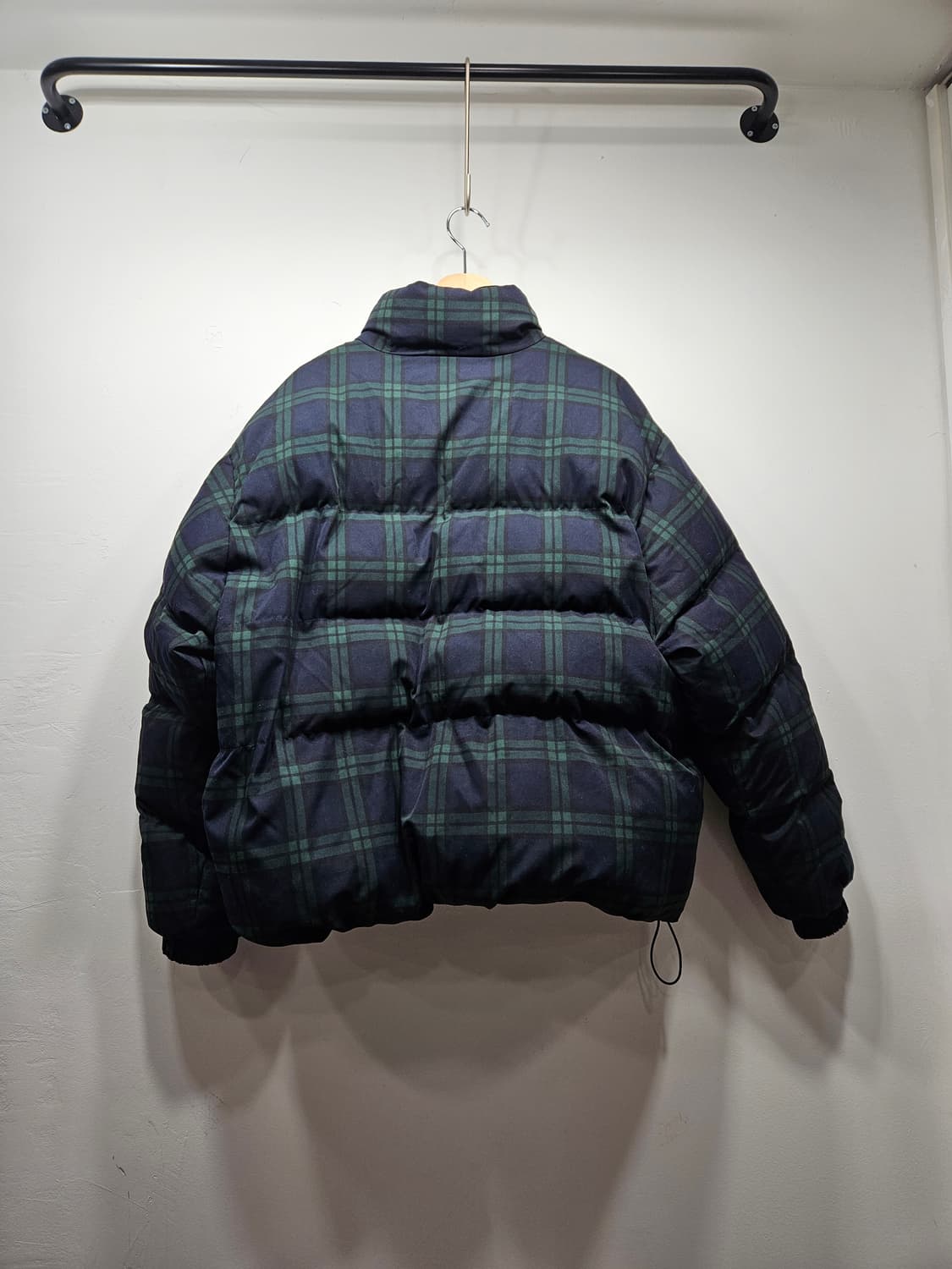 랩스튜디오 유니섹스 체크무늬 숏패딩 Free 상품이미지8