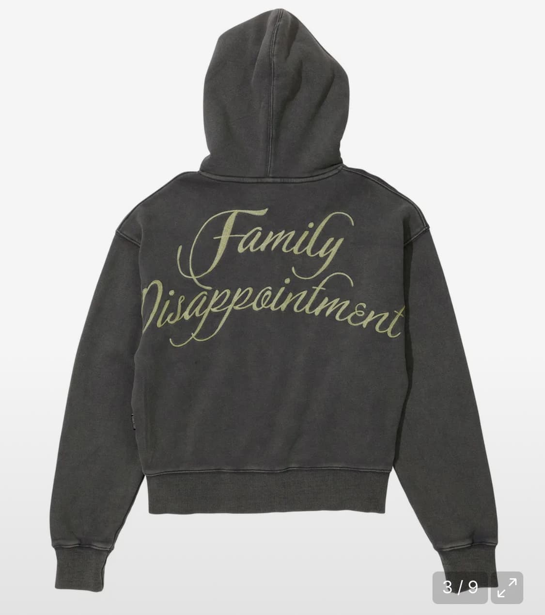 스컬프터 배드씨드워시드 후드집업 차콜그레이 m 상품이미지2