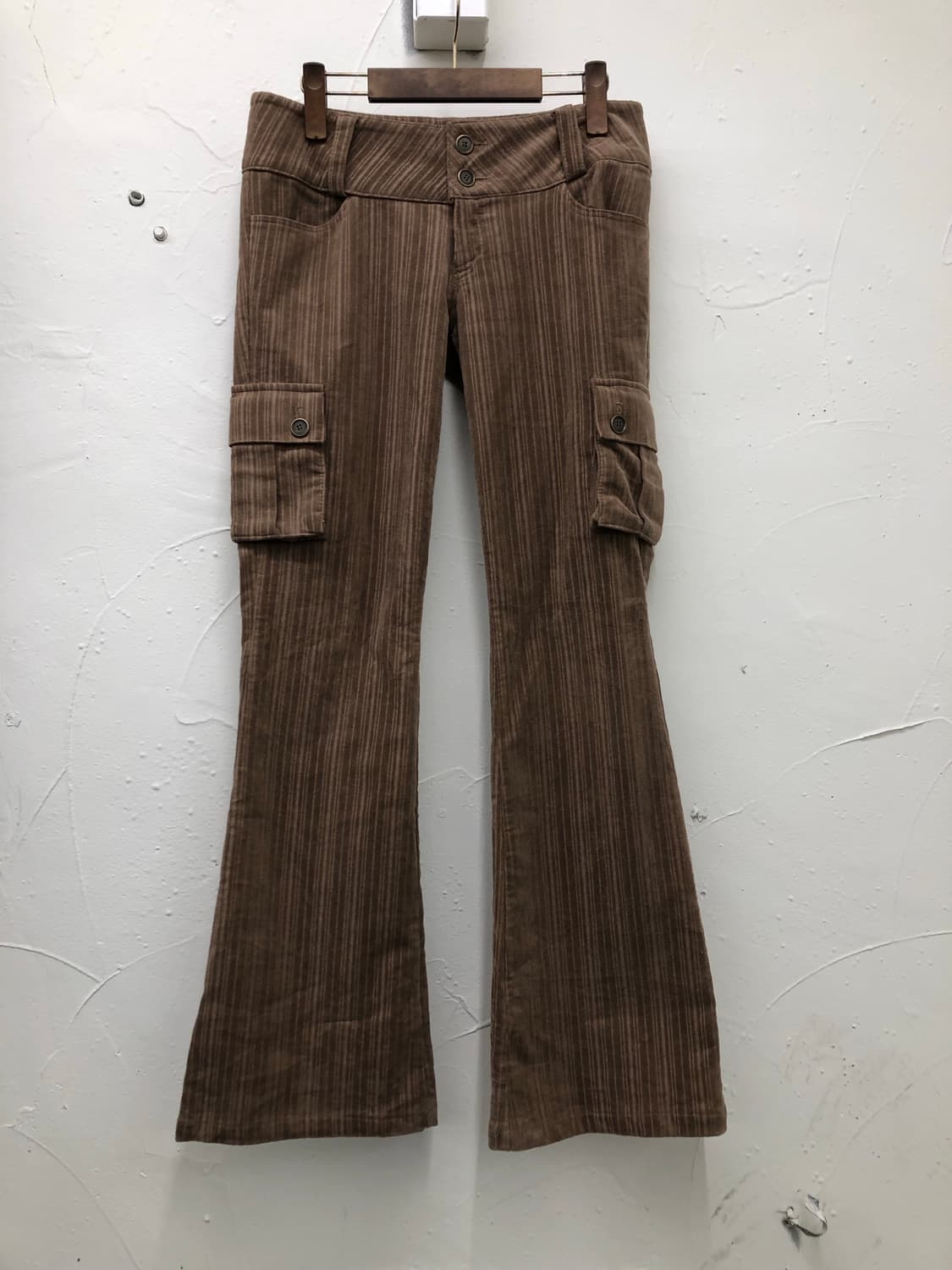 goa 코듀로이 스트라이프 부츠컷 팬츠 상품이미지1