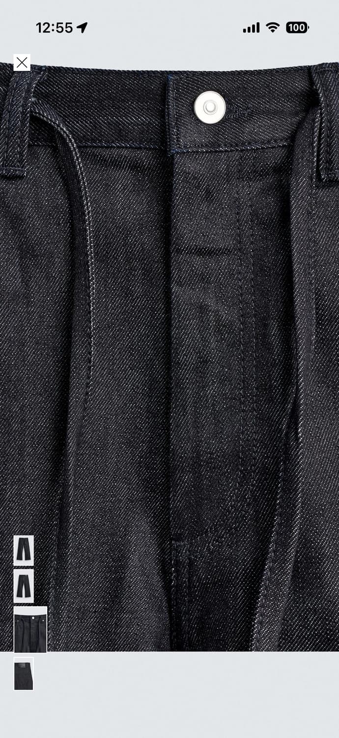 ZARA 진 플레어핏 인디고 32 새상품 택포함 상품이미지3