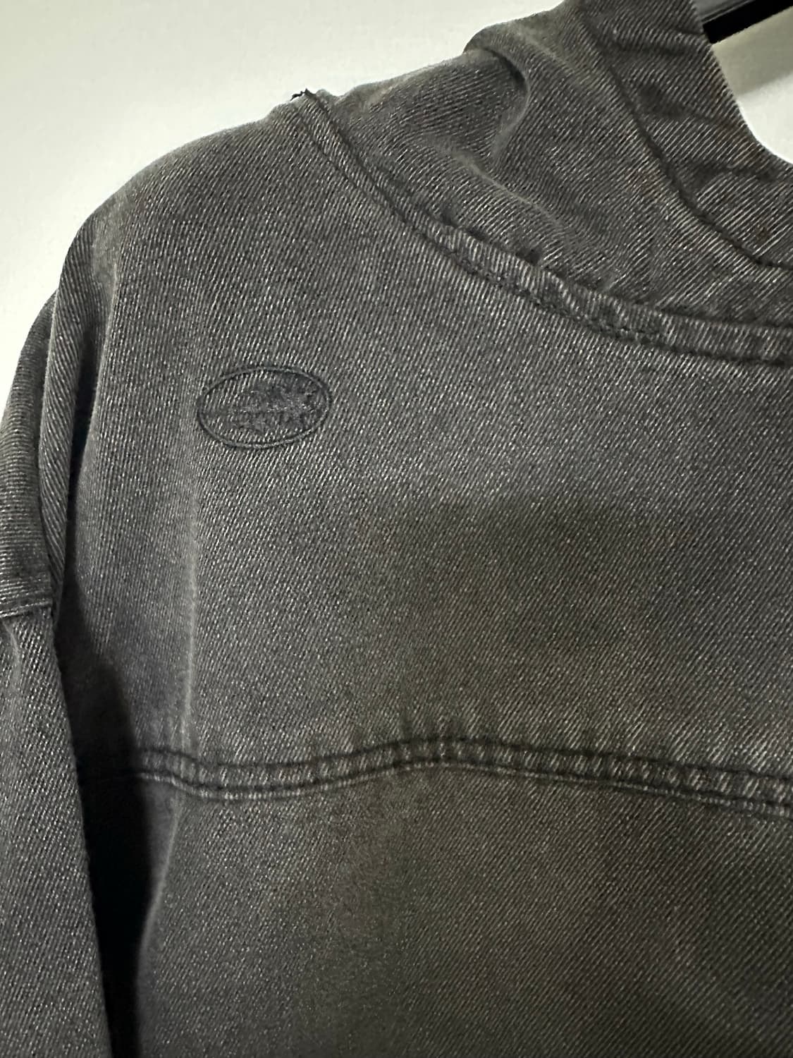 나이스고스트클럽 데님 풀오버 후드 자켓 상품이미지2