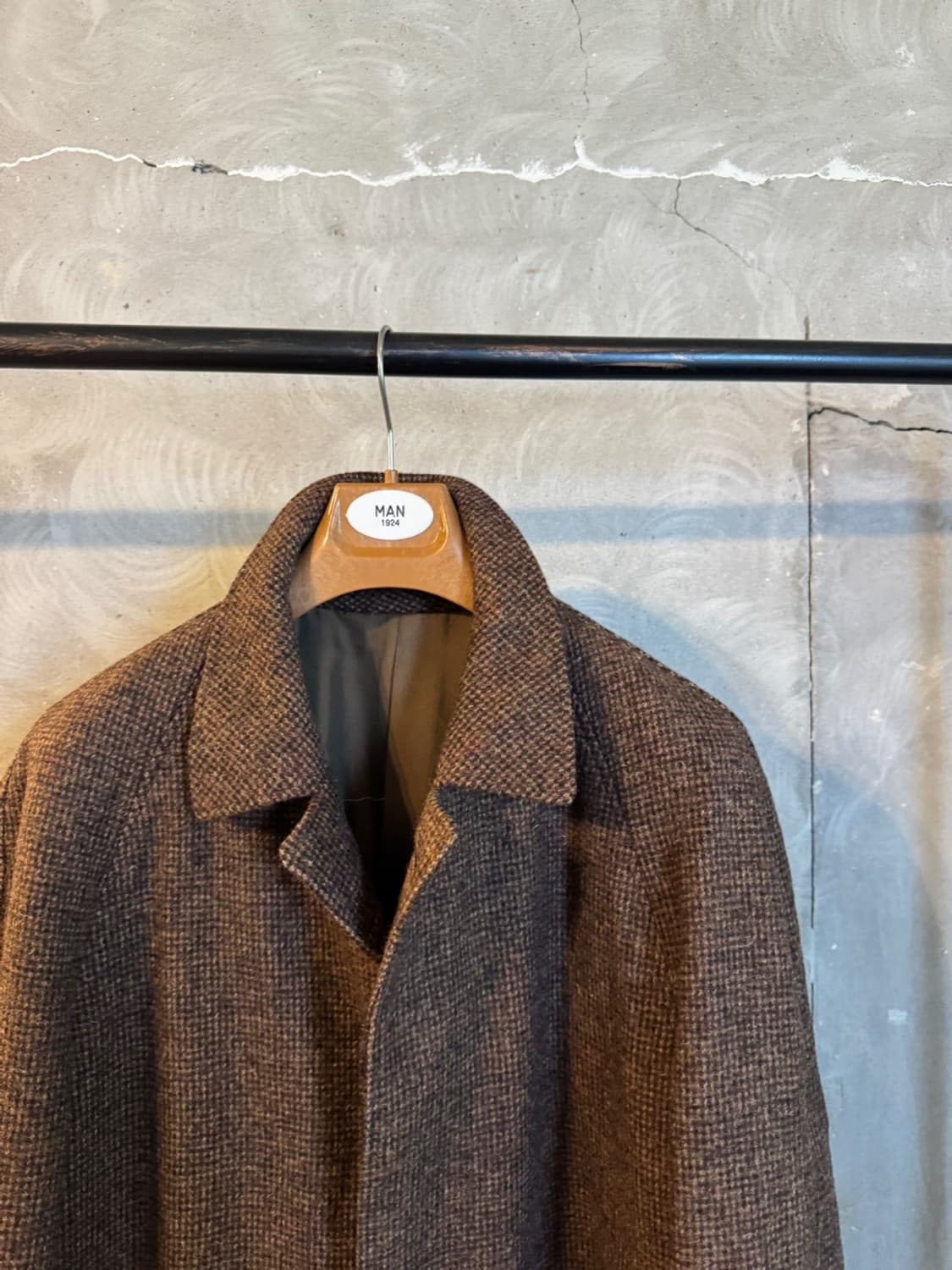 바이론 트위드 래글런 코트 100 상품이미지4