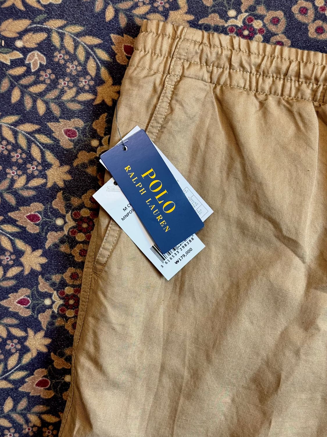 폴로 랄프로렌 린넨 프랩스터 팬츠 치노쇼츠 새상품 상품이미지2