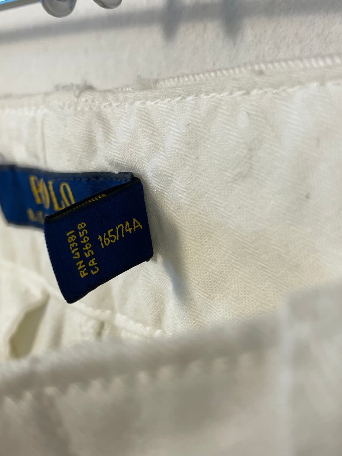 폴로 화이트 코튼 팬츠  상품이미지8